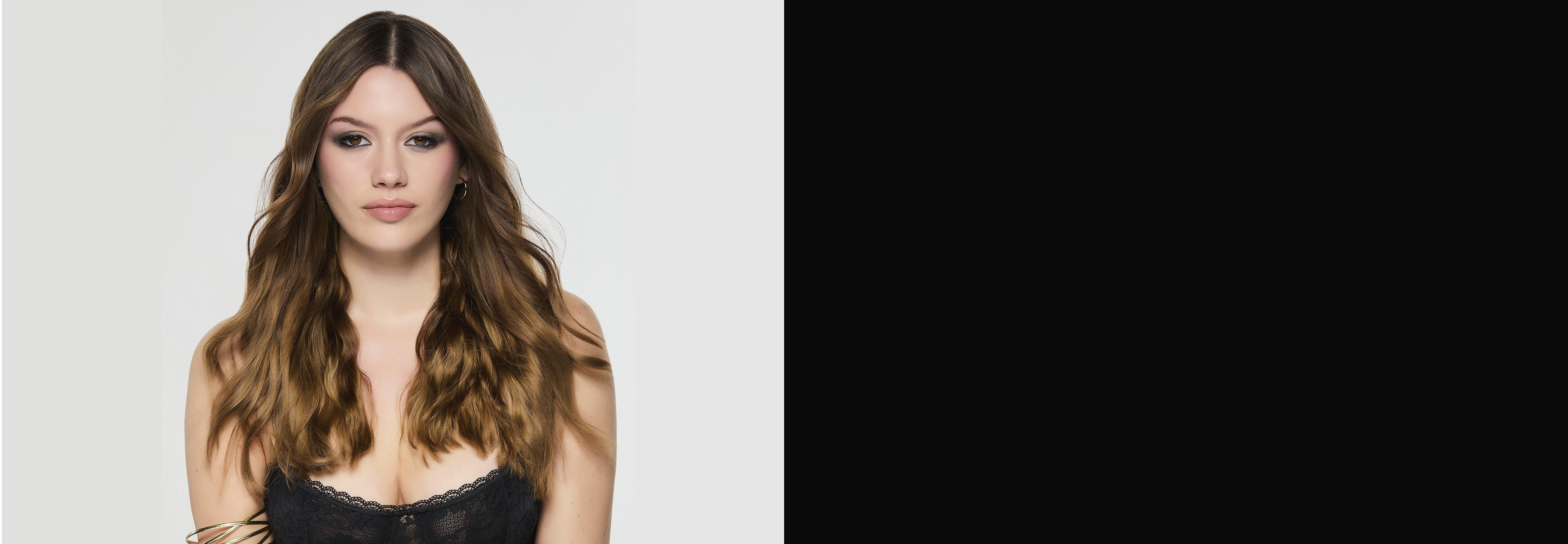 Wellen bei langem Haar gestylt mit dem ghd chronos max wand