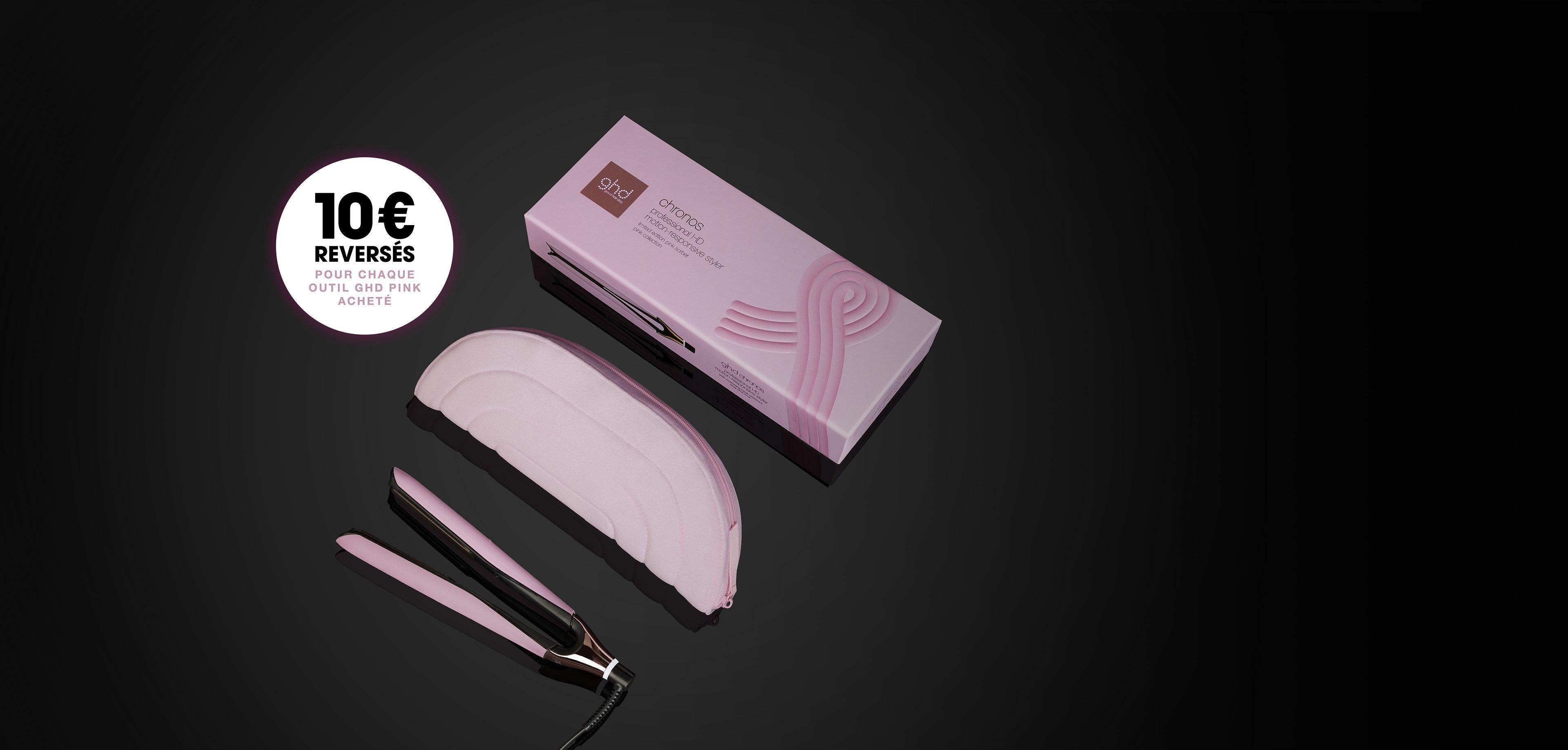 NOUVEAU LISSEUR GHD CHRONOS À PLAQUES CLASSIQUES (26MM) ROSE CLAIR