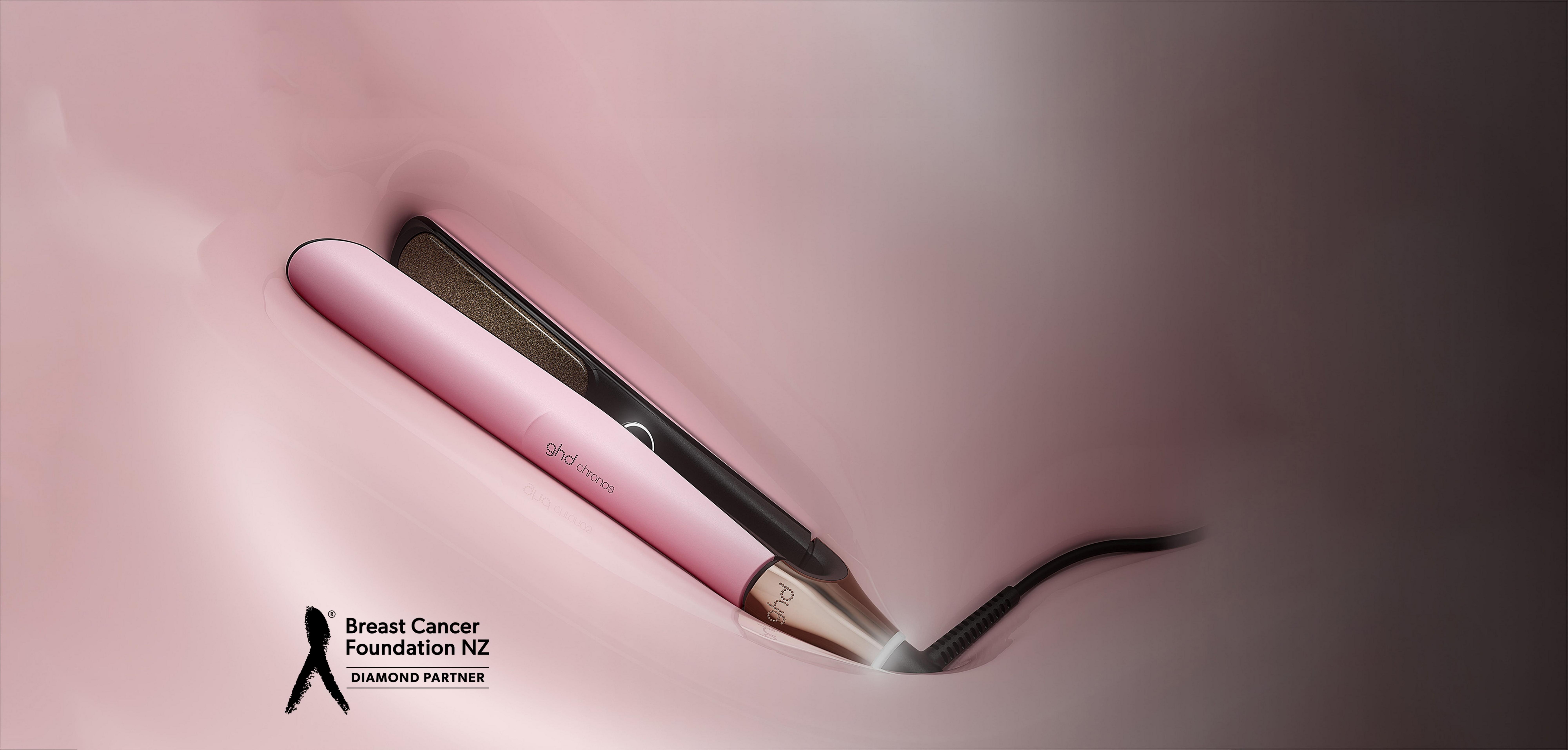 NEW GHD CHRONOS HAIR STRAIGHTENER (26MM PLATE) PINK SORBET