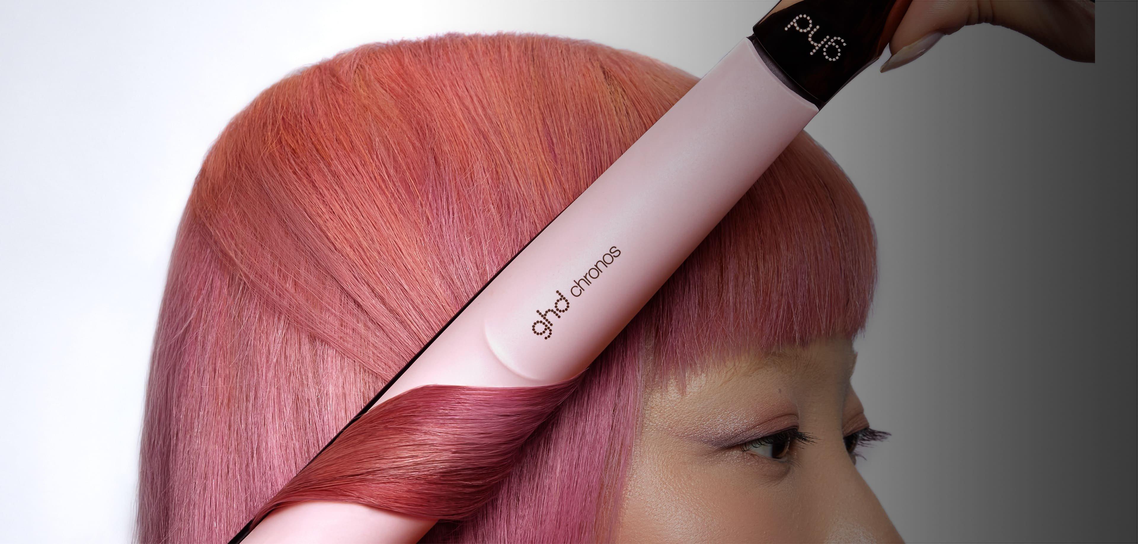 NEW GHD CHRONOS HAIR STRAIGHTENER (26MM PLATE) PINK SORBET
