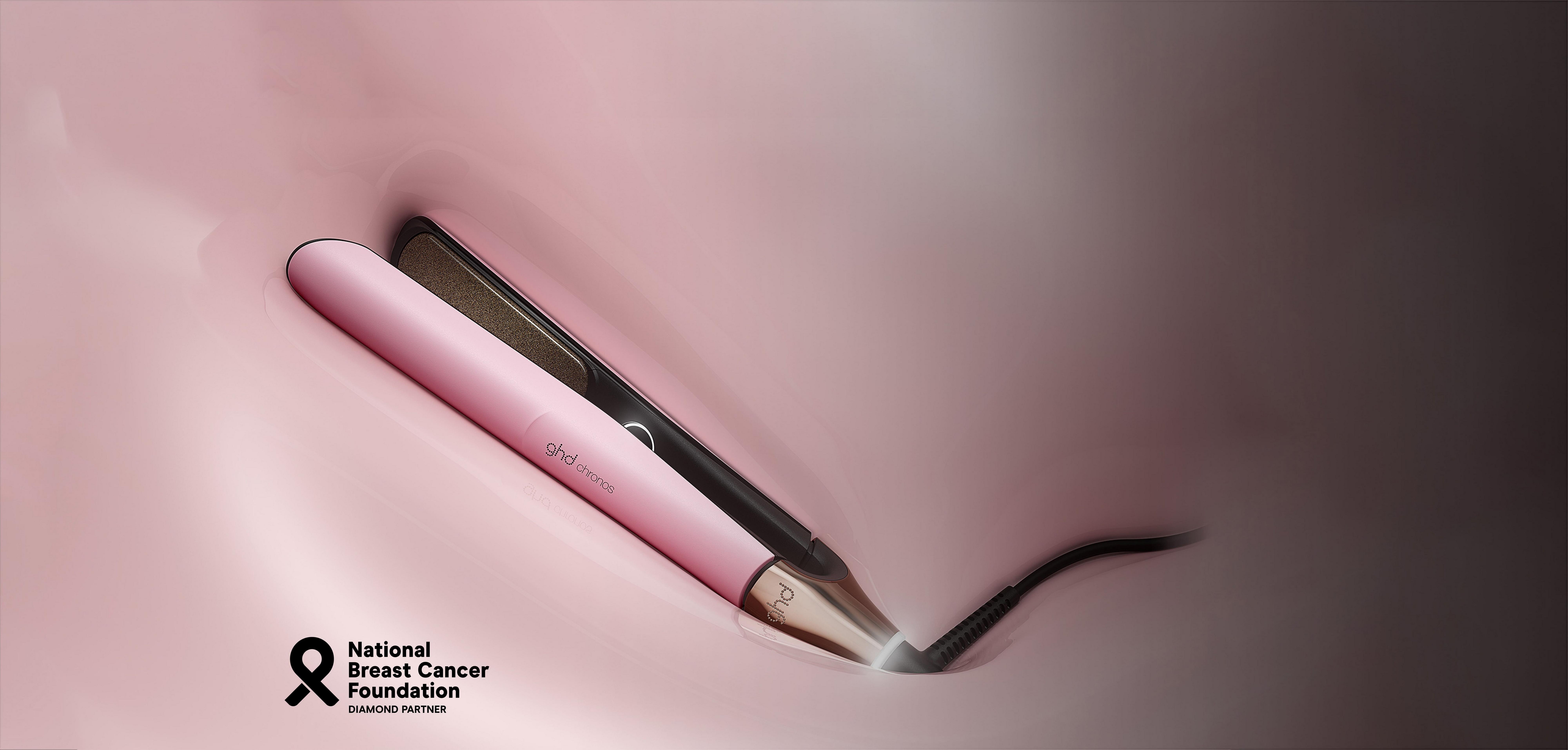 NEW GHD CHRONOS HAIR STRAIGHTENER (26MM PLATE) PINK SORBET