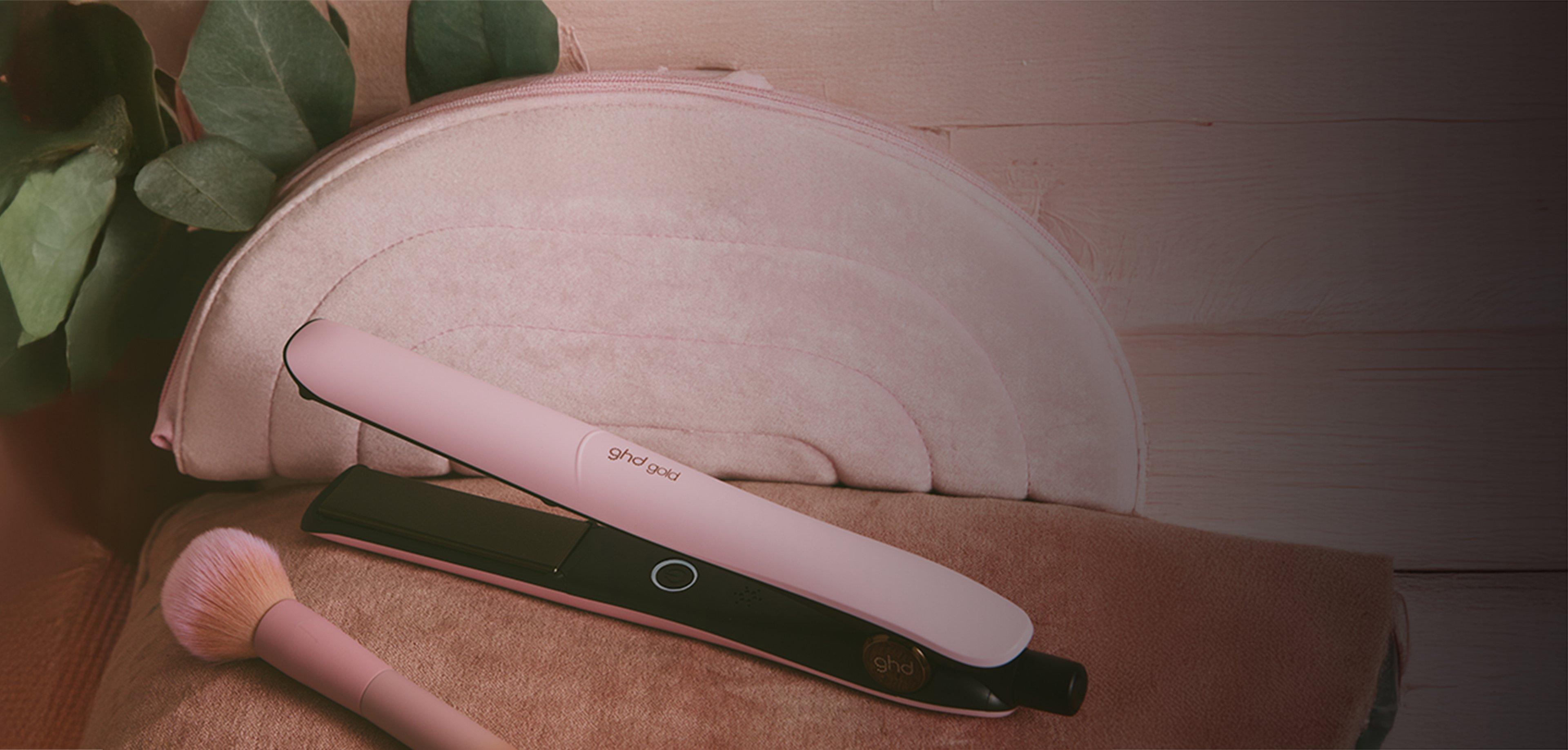 NEW GHD GOLD® HAIR STRAIGHTENER (26MM PLATE) PINK SORBET