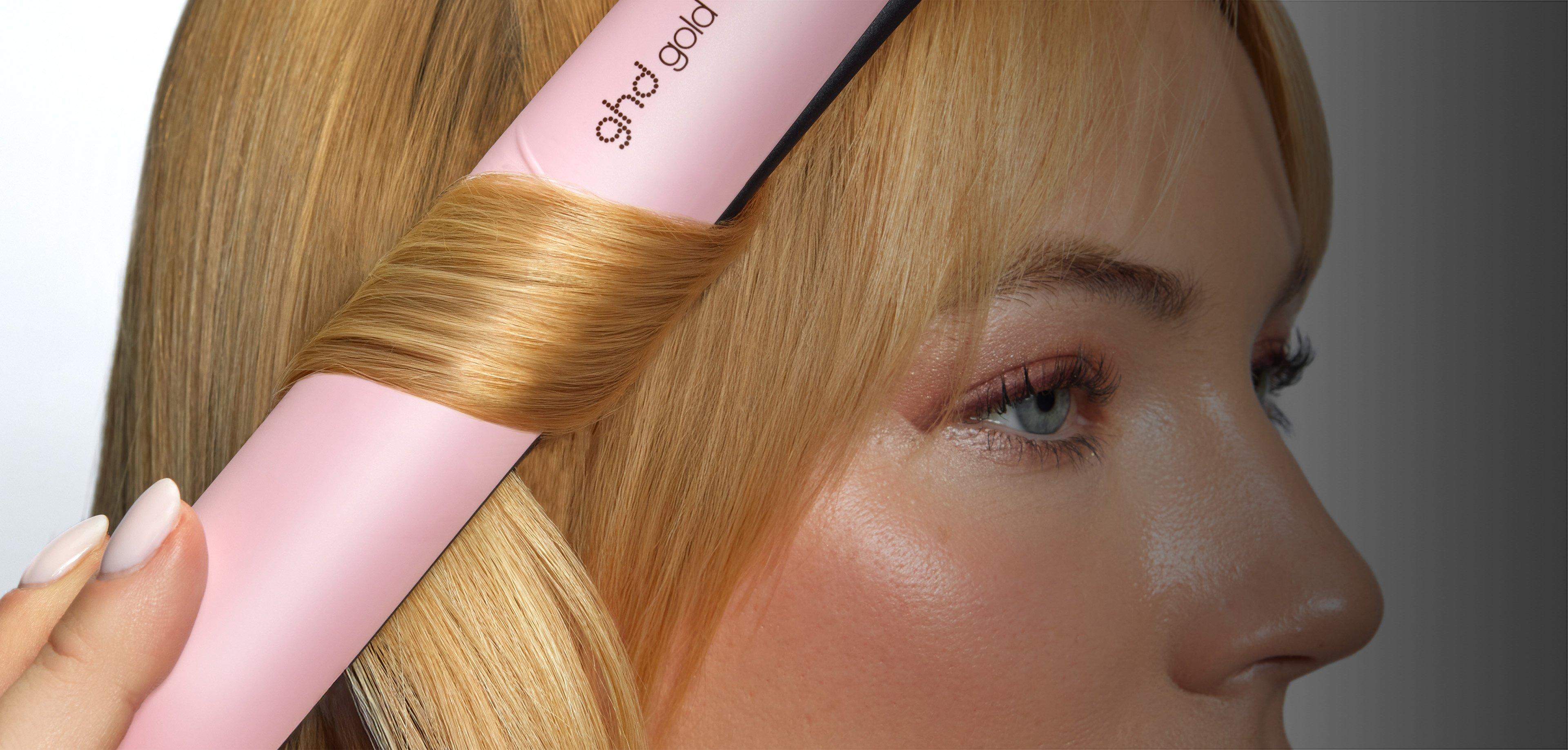 NEW GHD GOLD® HAIR STRAIGHTENER (26MM PLATE) PINK SORBET