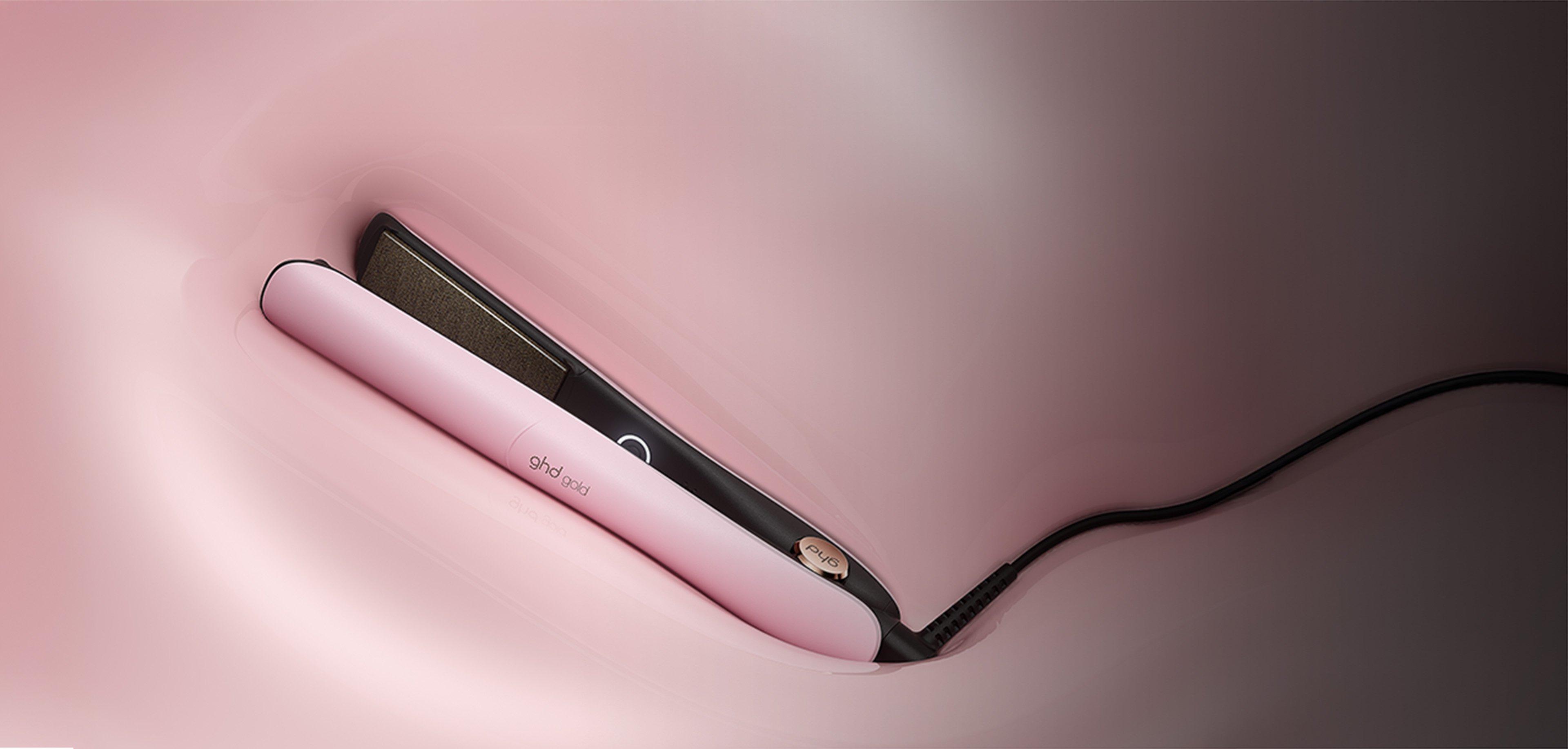 NEW GHD GOLD® HAIR STRAIGHTENER (26MM PLATE) PINK SORBET