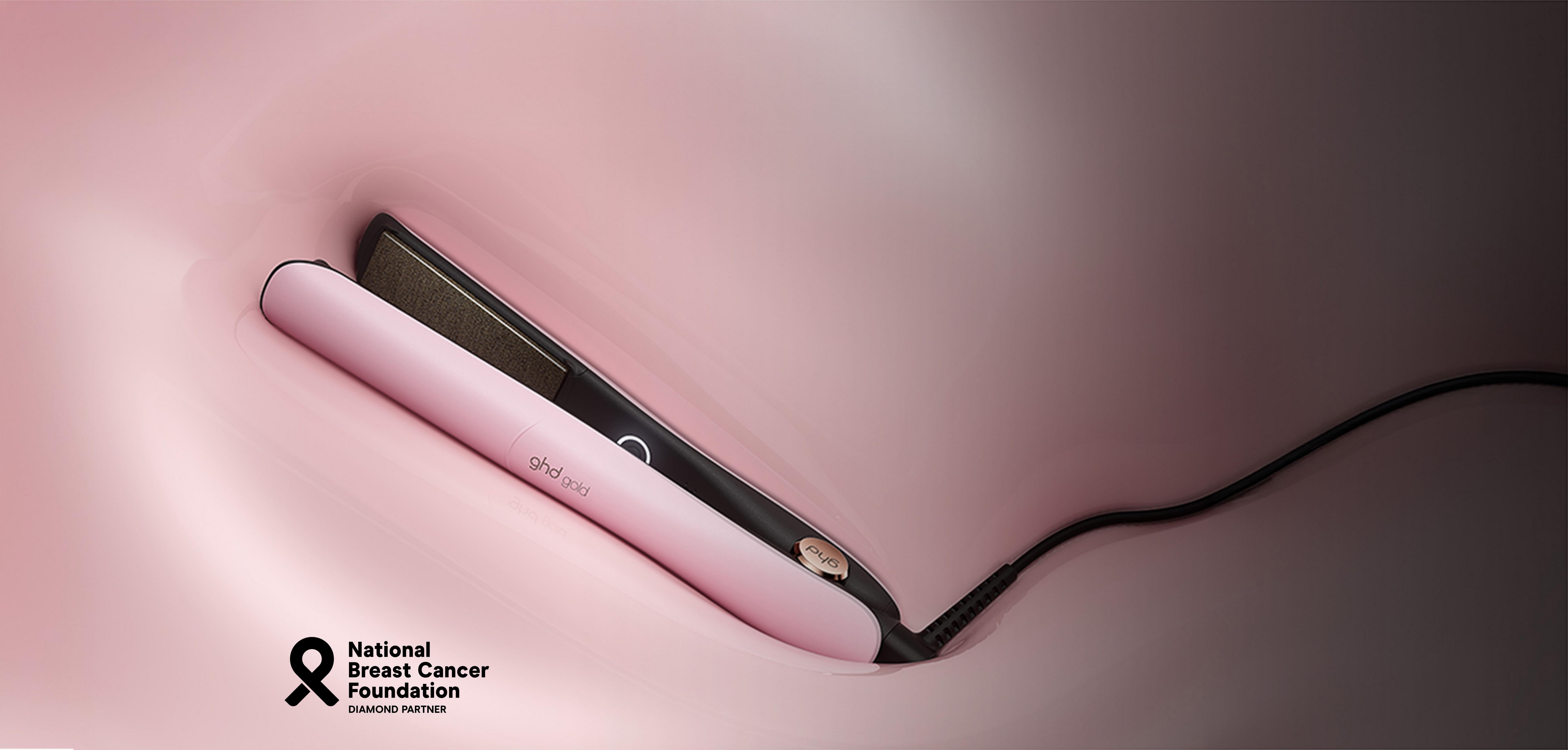 NEW GHD GOLD® HAIR STRAIGHTENER (26MM PLATE) PINK SORBET