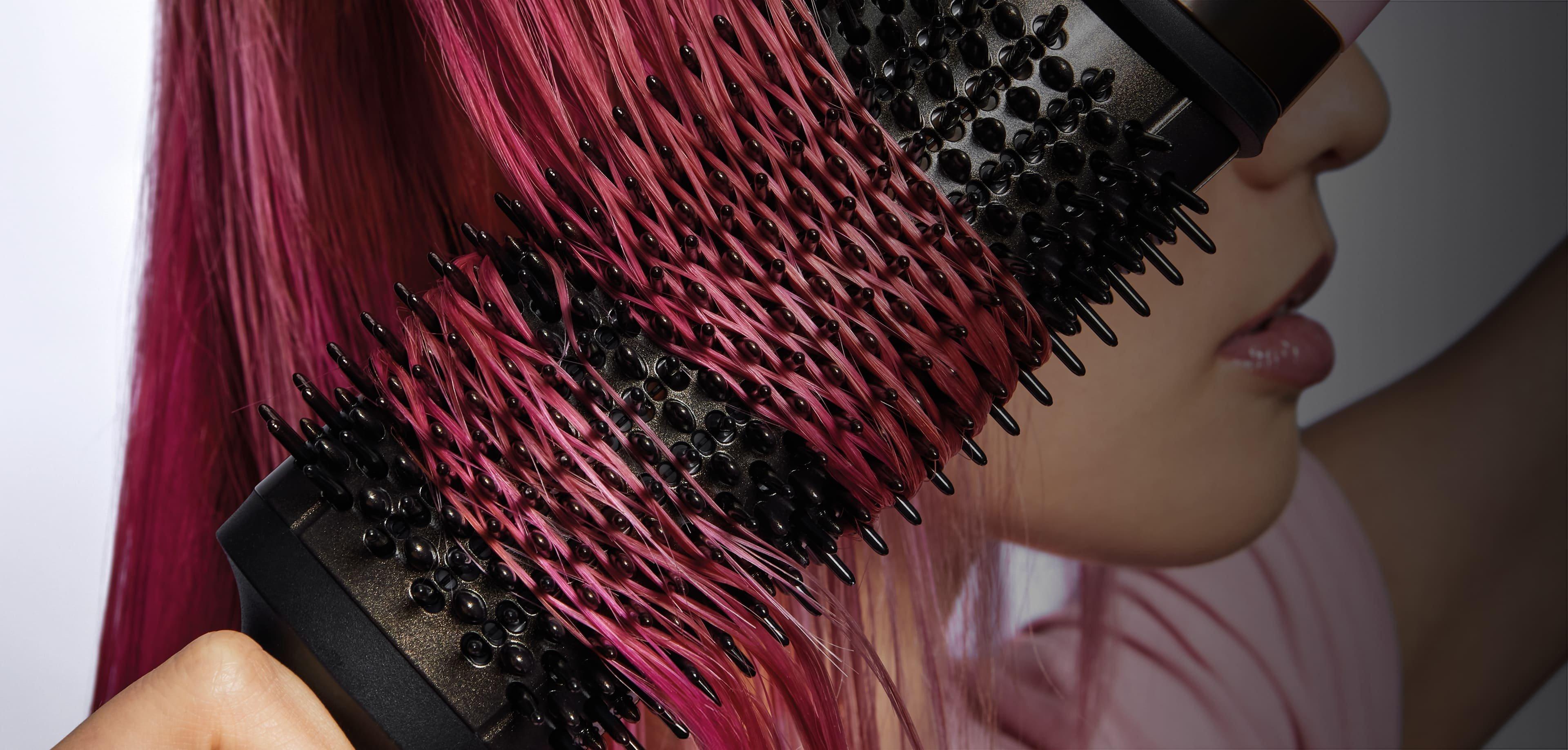 NEW GHD DUET BLOWDRY HAIR DRYER BRUSH IN PINK SORBET