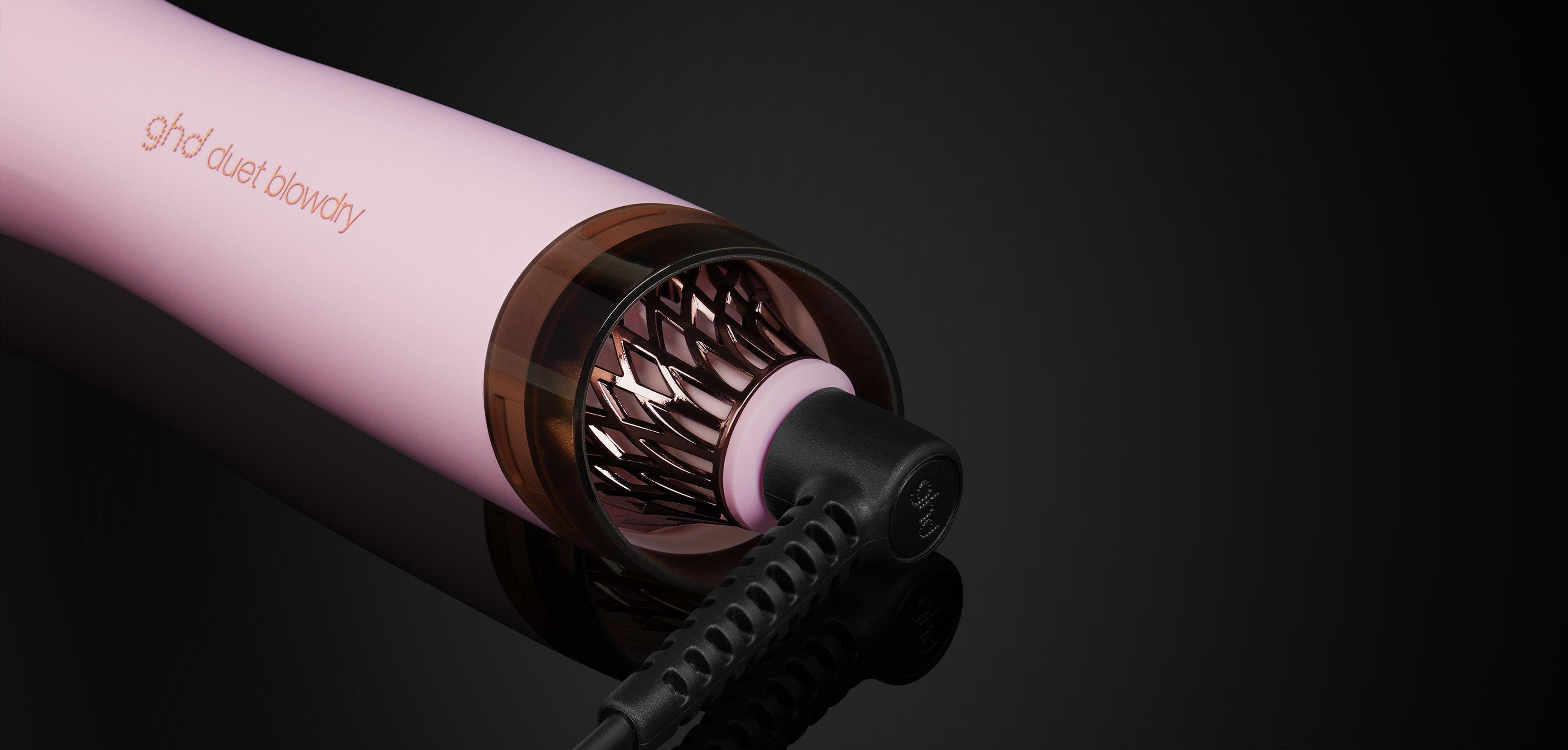 NEW GHD DUET BLOWDRY HAIR DRYER BRUSH IN PINK SORBET
