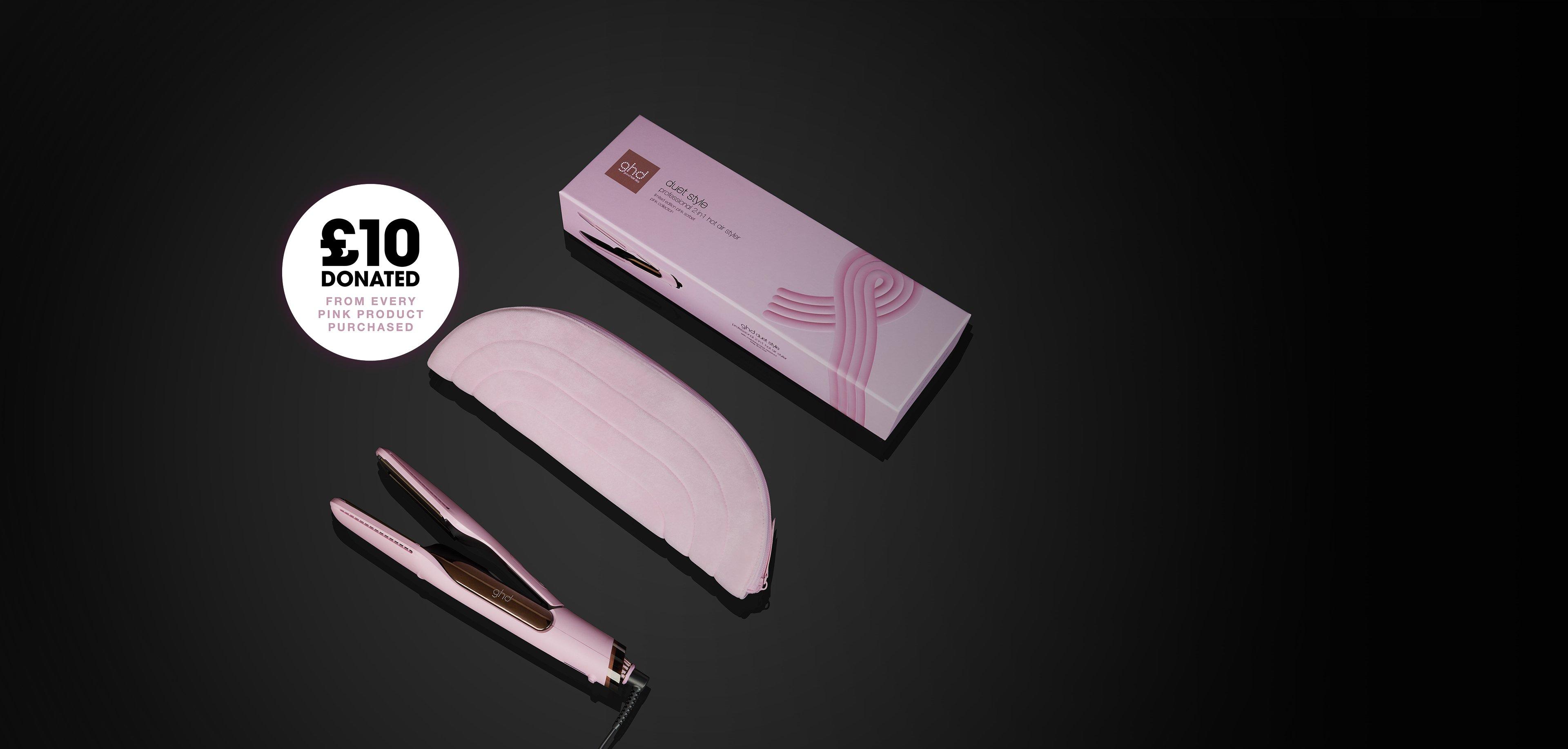 NEW GHD DUET STYLE HOT AIR STYLER IN PINK SORBET