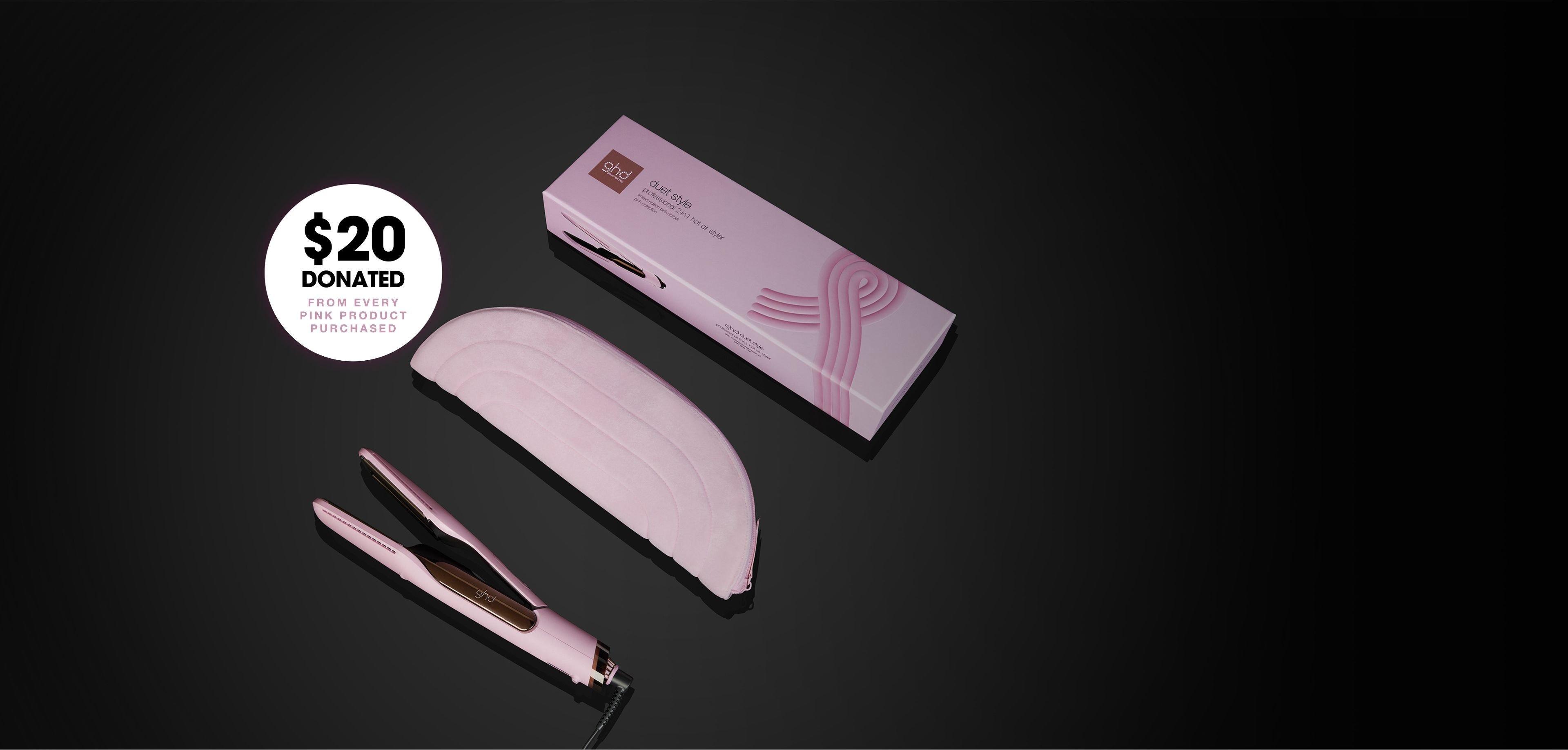 NEW GHD DUET STYLE HOT AIR STYLER IN PINK SORBET