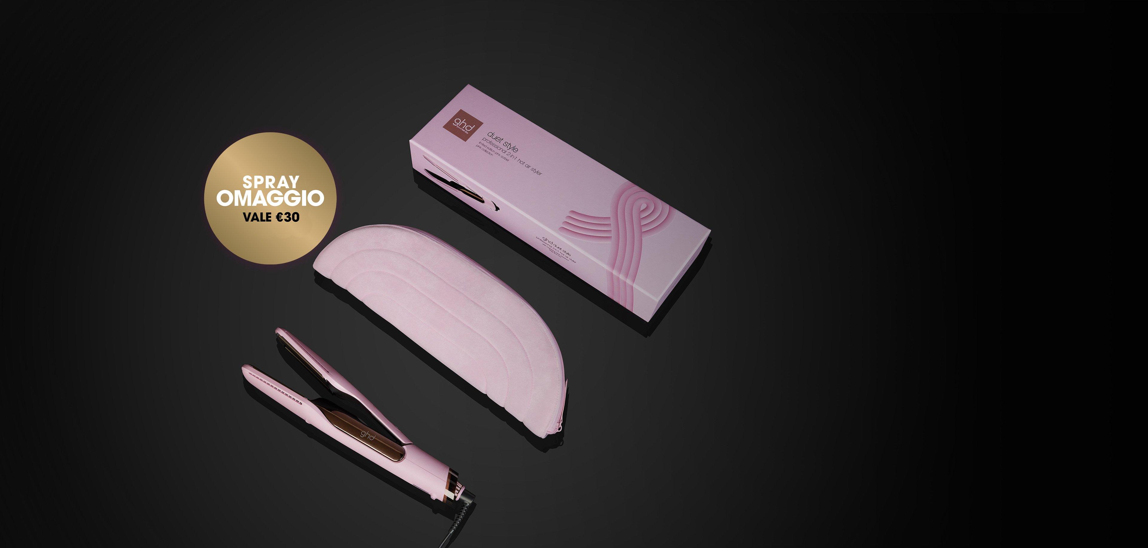 NUOVA GHD DUET STYLE - PIASTRA ASCIUGACAPELLI 2 IN 1 ROSA SORBETTO