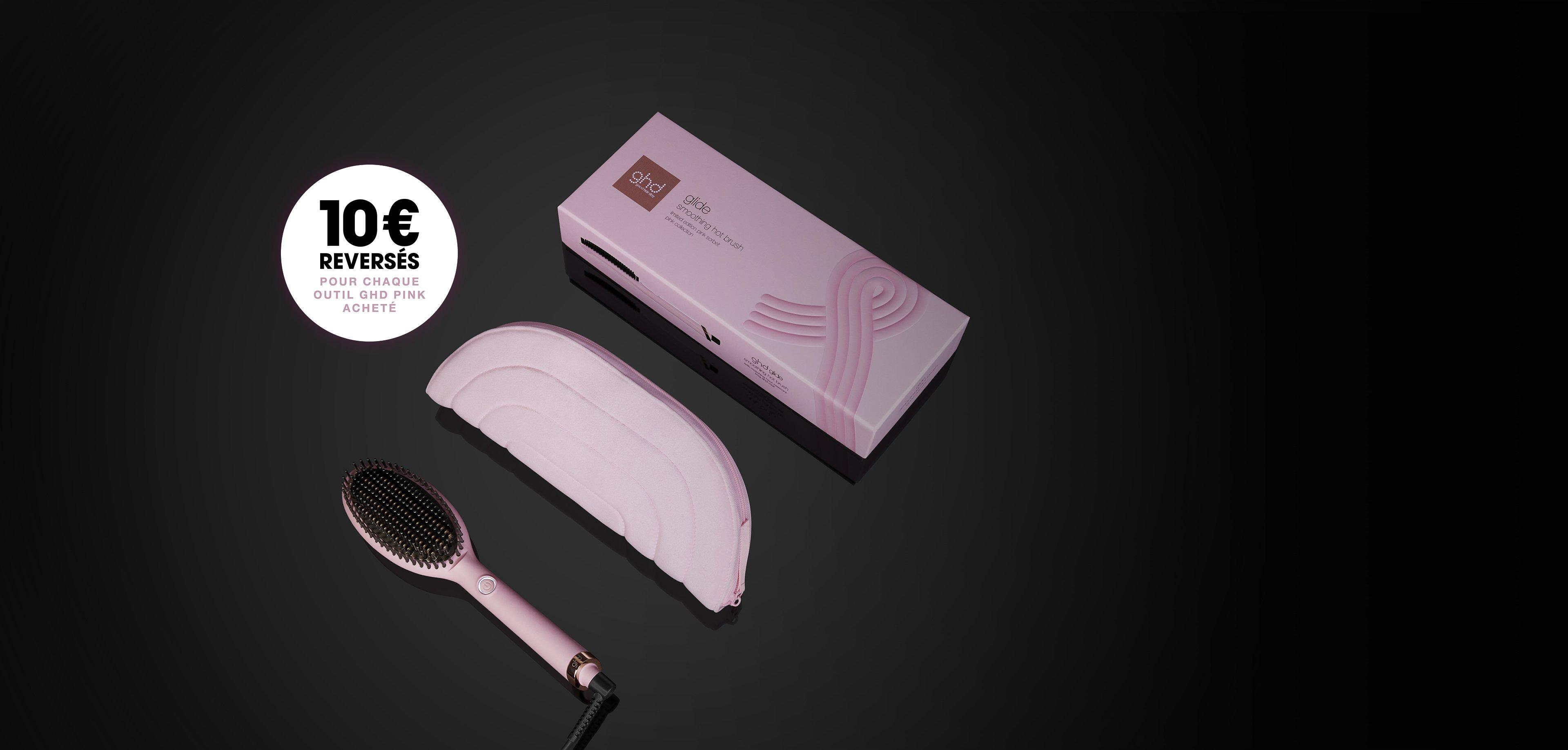 NOUVELLE BROSSE LISSANTE GHD GLIDE ROSE CLAIR