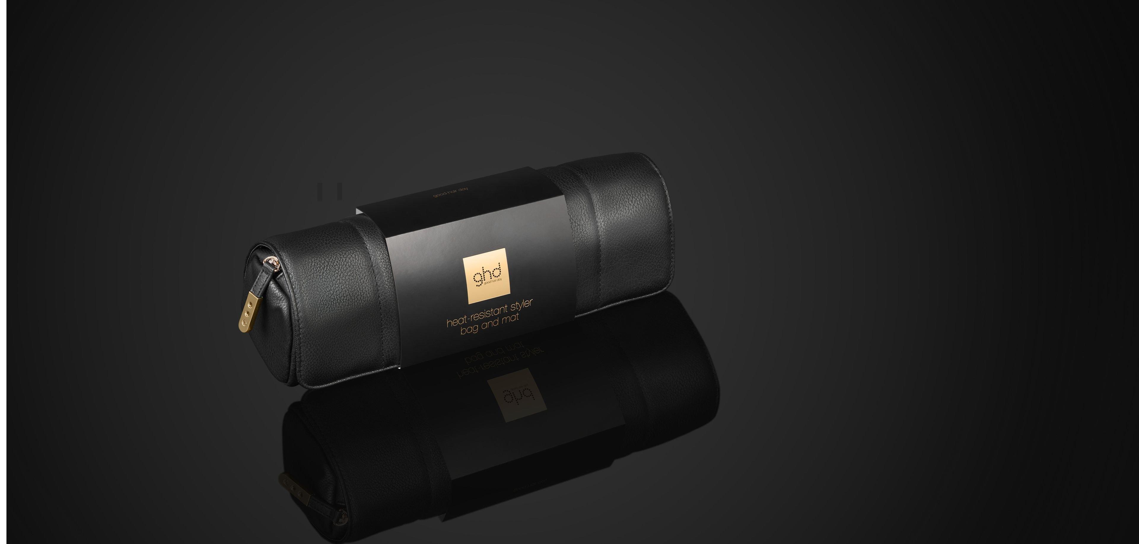 NEW GHD HEAT-RESISTANT HAIR STRAIGHTENER BAG & MAT