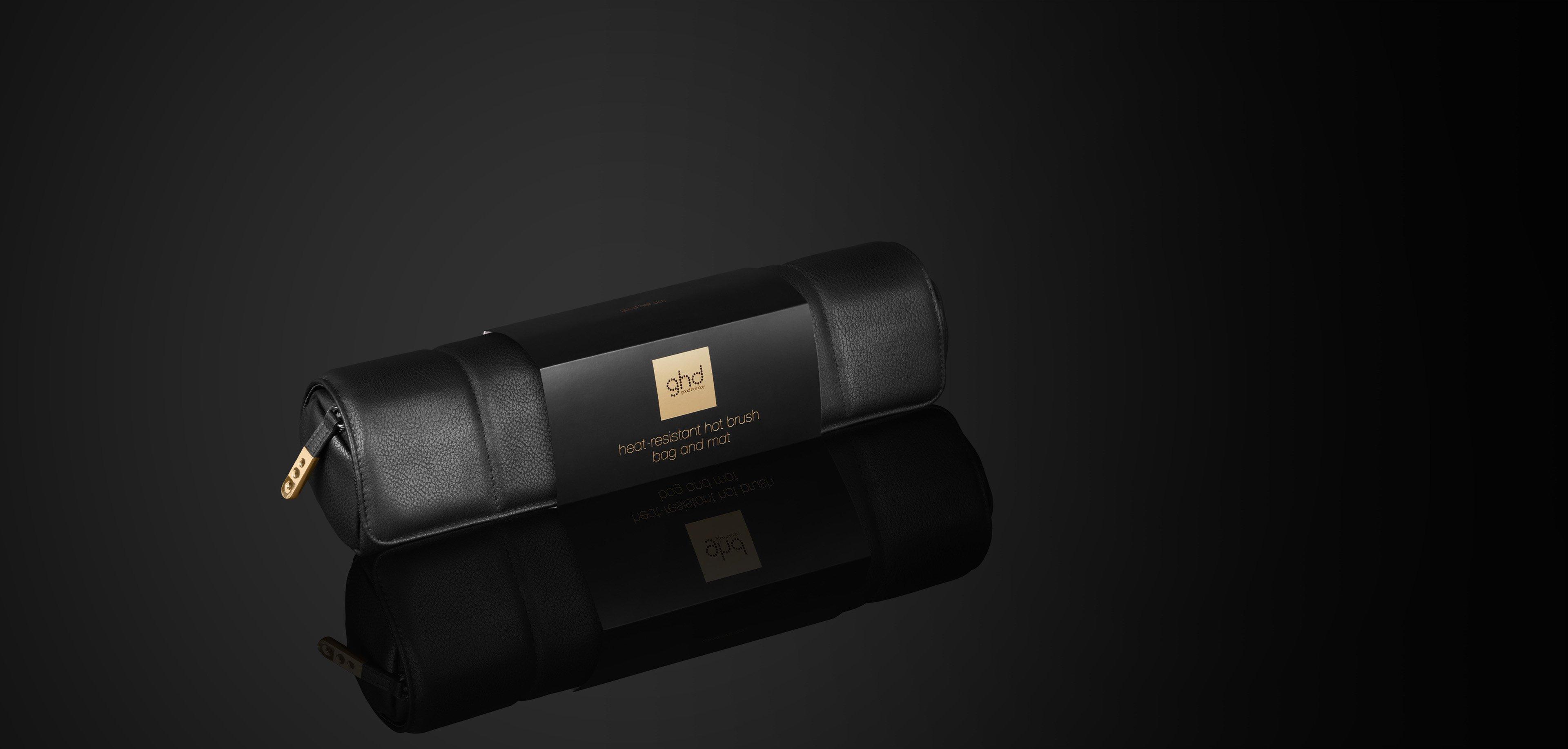 NEUE GHD 2-IN-1 HOT BRUSH HITZESCHUTZ-TASCHE & UNTERLAGE