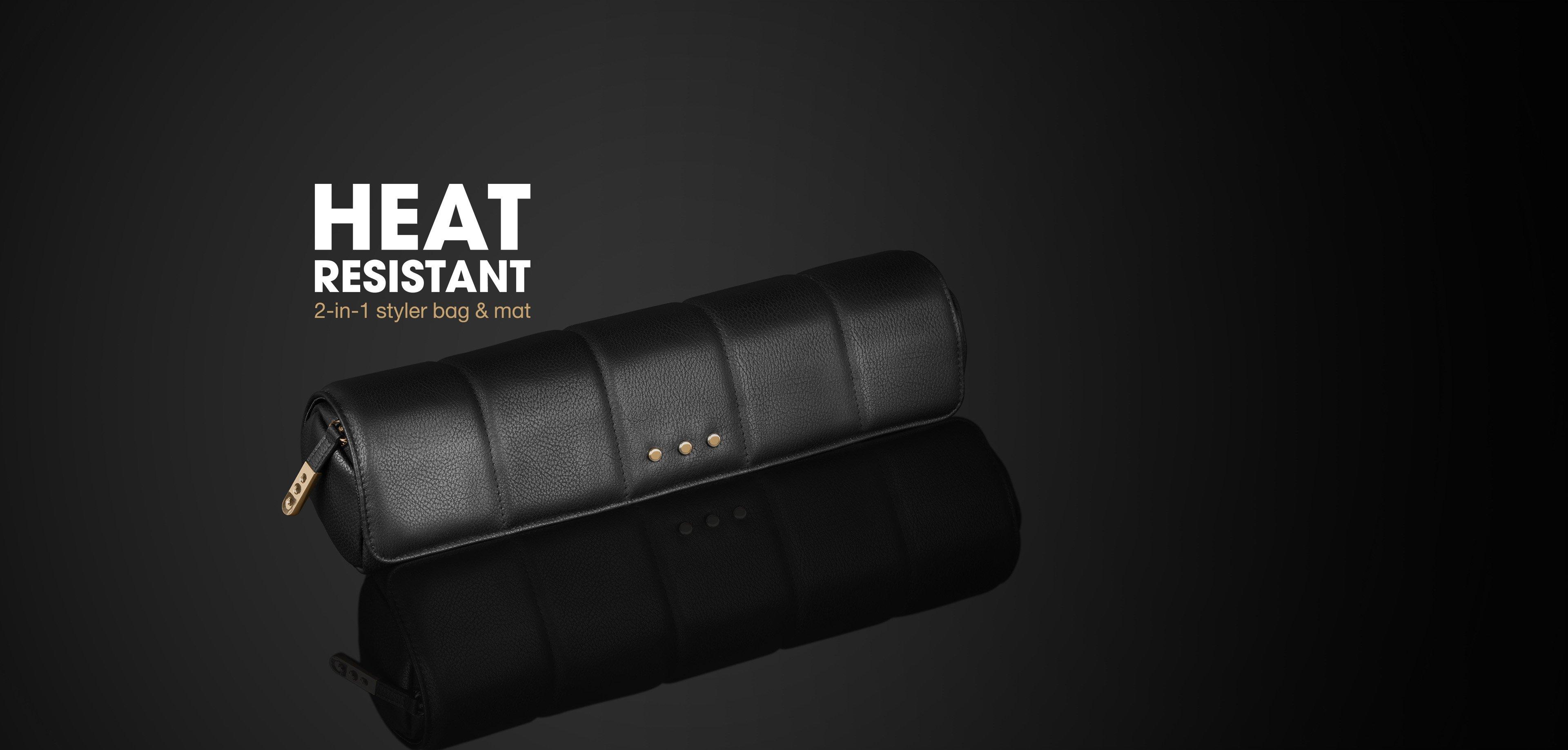 NIEUW GHD 2-IN-1 HITTEBESTENDIGE MAT & TAS VOOR KRULTANG