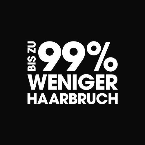 Bis zu 99% weniger Haarbruch