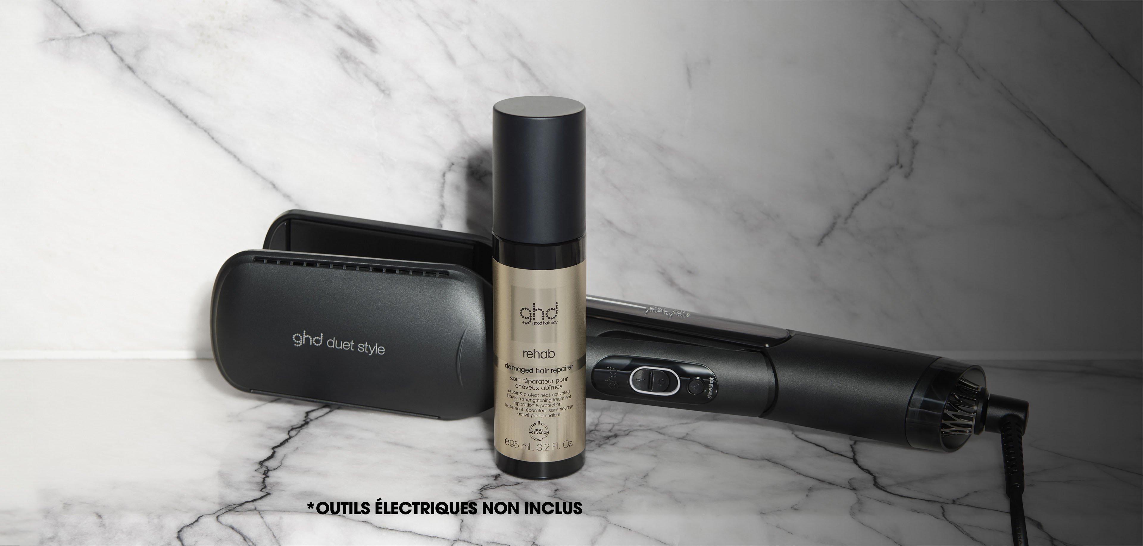 NOUVEAU SOIN RÉPARATEUR SANS RINÇAGE GHD REHAB - POUR CHEVEUX ABIMÉS