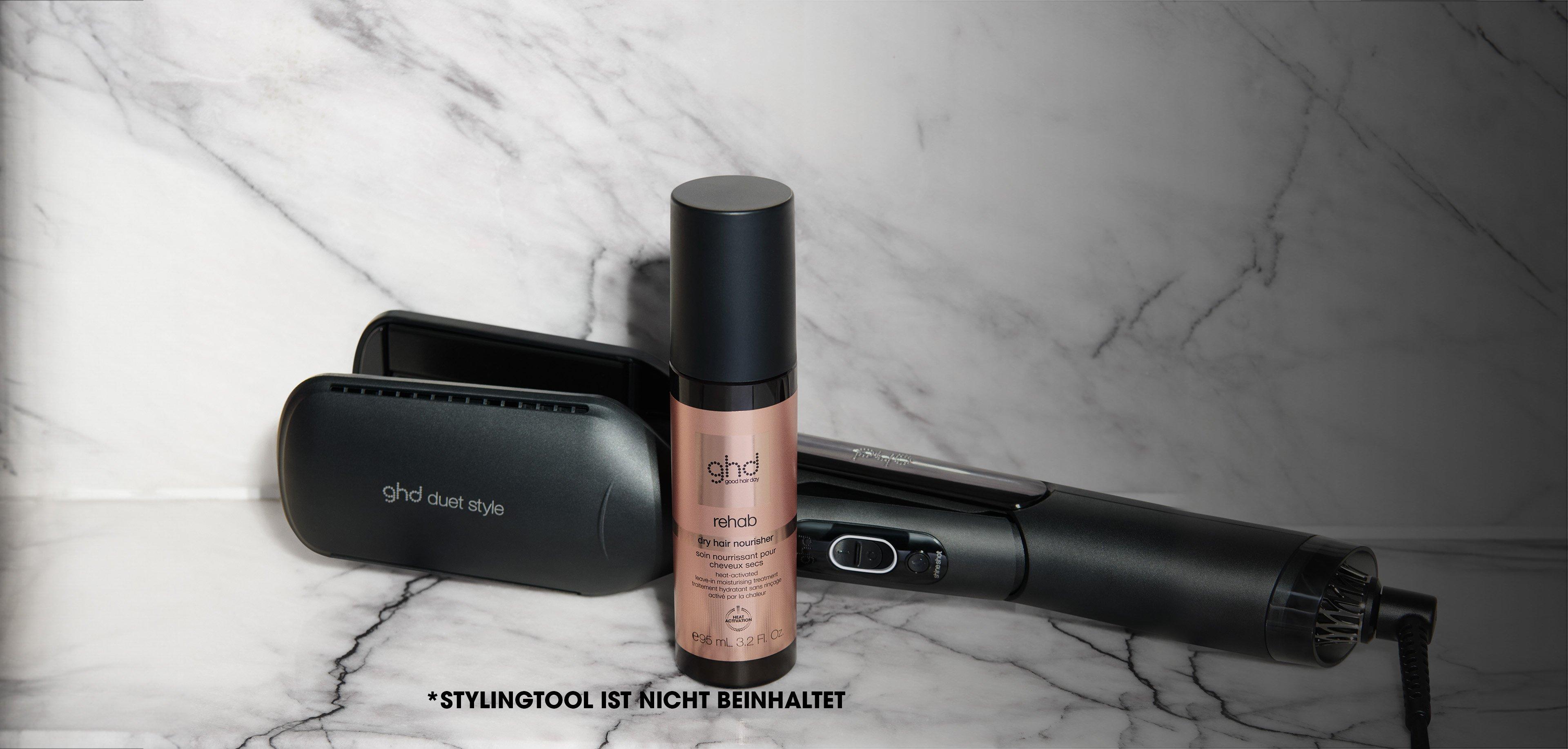 ghd rehab dry hair nourisher Leave-in und ghd duet style