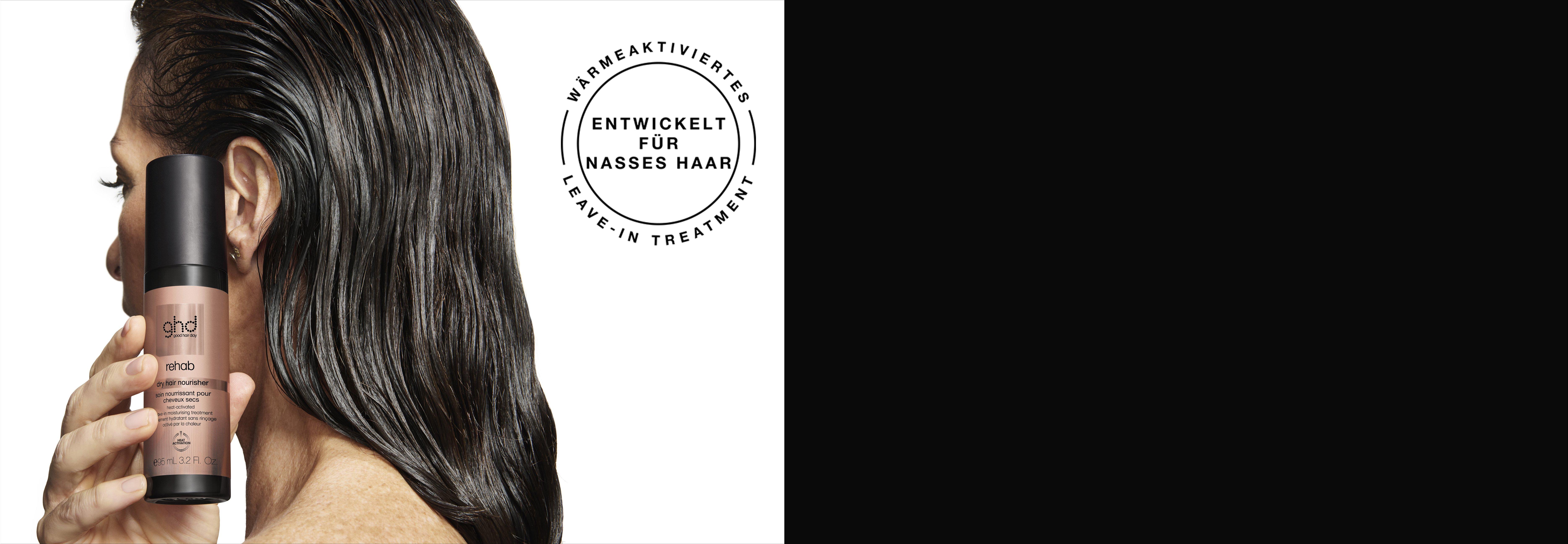 ghd rehab dry hair nourisher entwickelt für nasses Haar