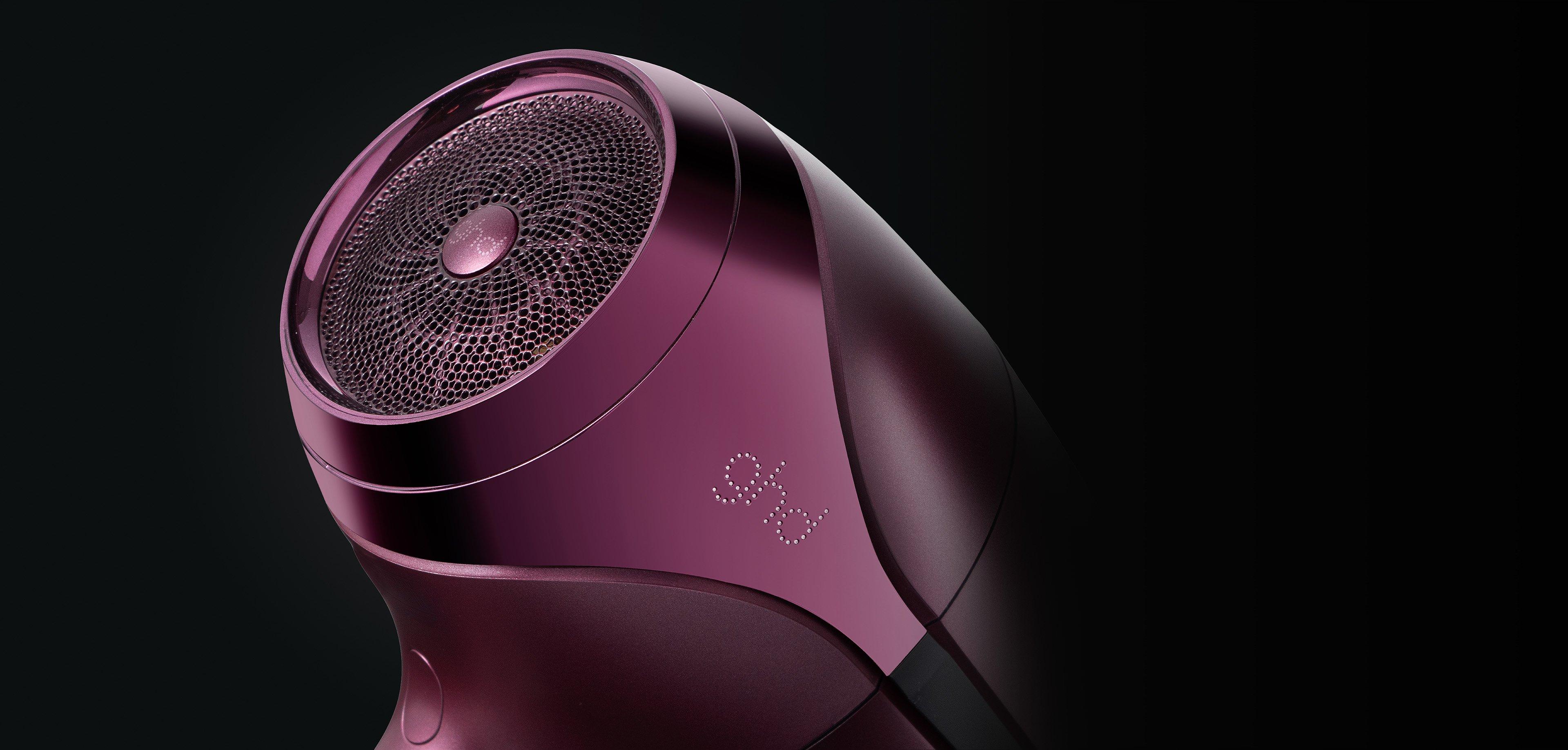 NEW GHD DELUXE HAIR DRYER AND STRAIGHTENER GIFT SET IN CHERRY CHIC