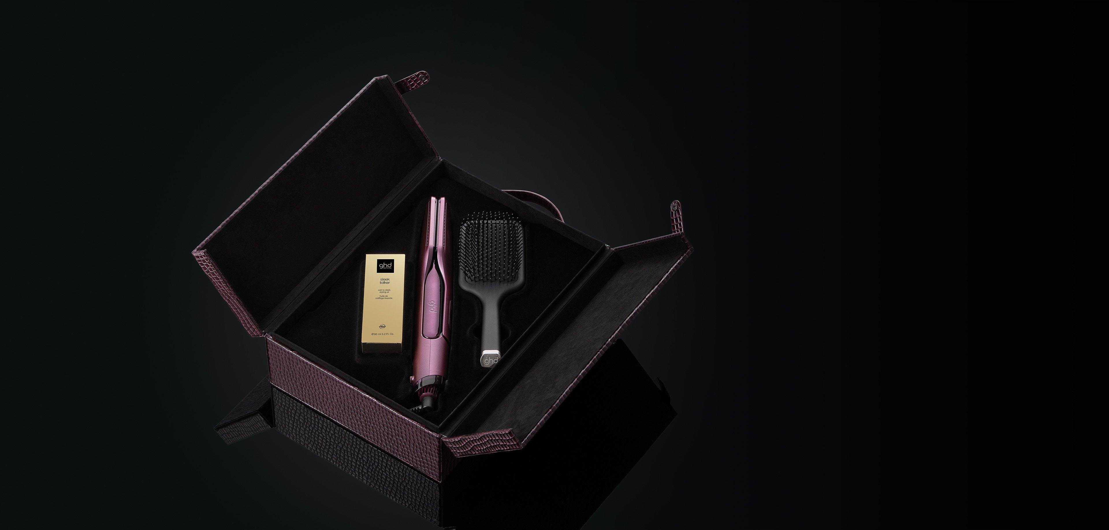 NOUVEAU COFFRET LISSEUR SÉCHANT GHD DUET STYLE BORDEAUX