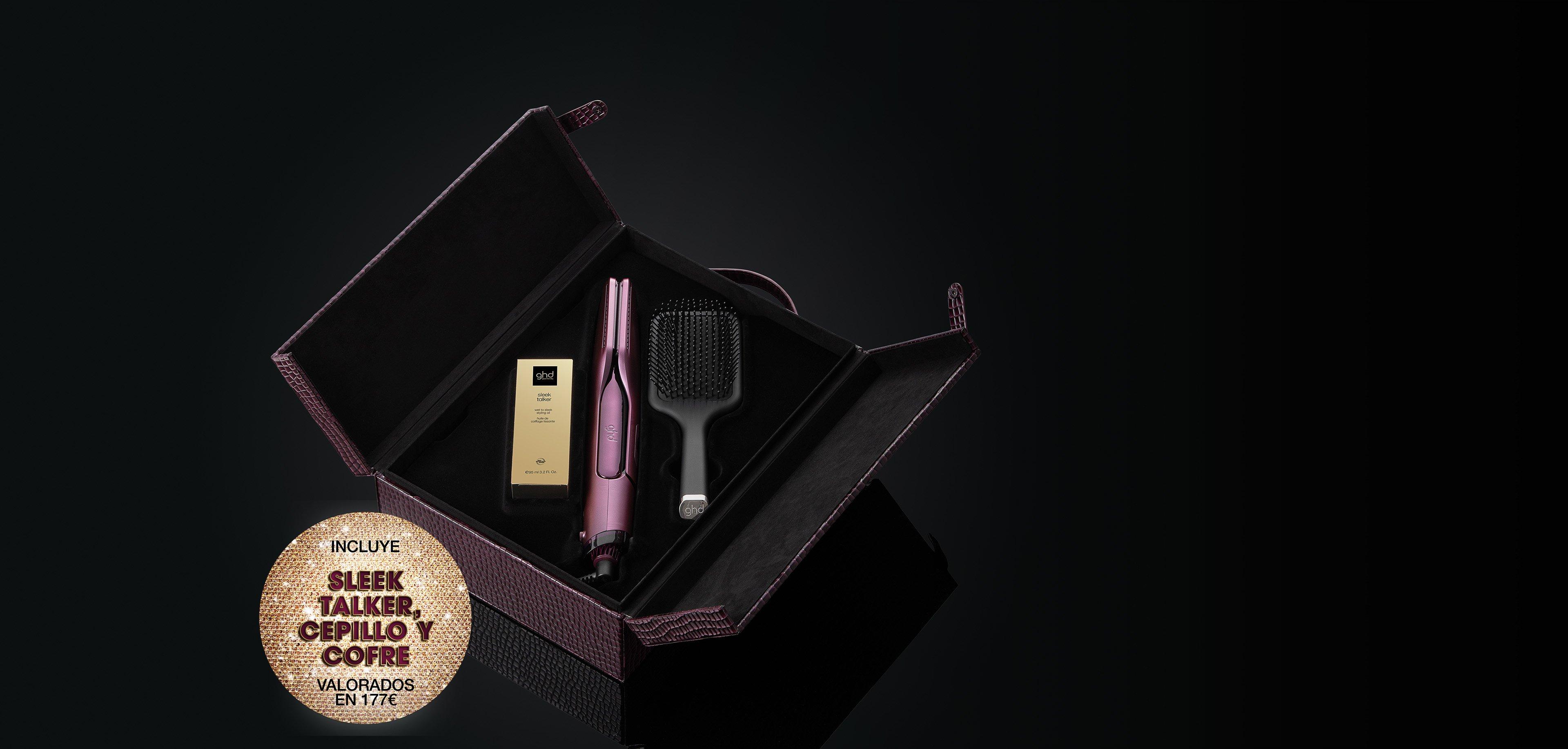 Plancha de aire caliente 2 en 1 ghd duet style cherry chic
