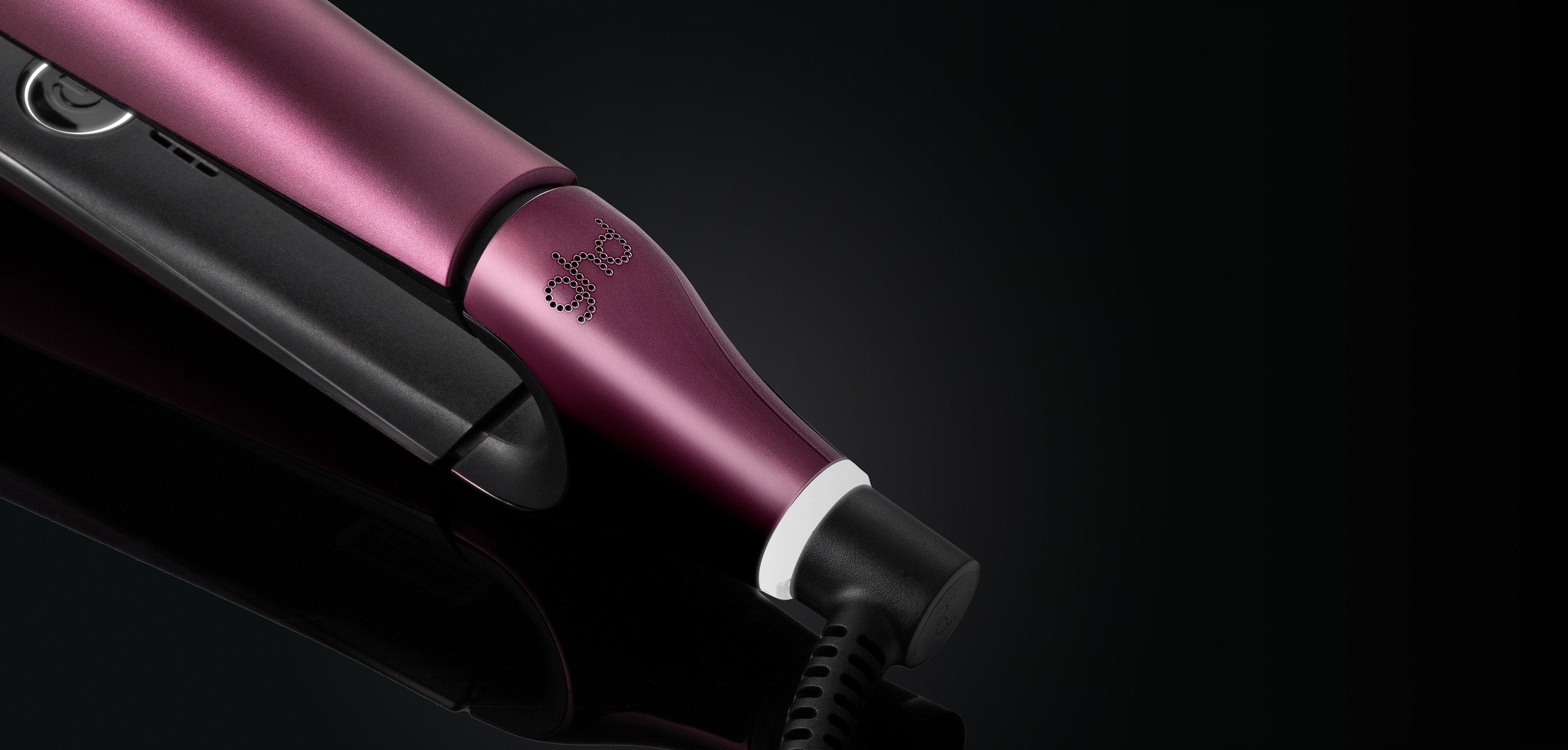 NEW GHD CHRONOS HAIR STRAIGHTENER (26MM PLATE) CHERRY CHIC