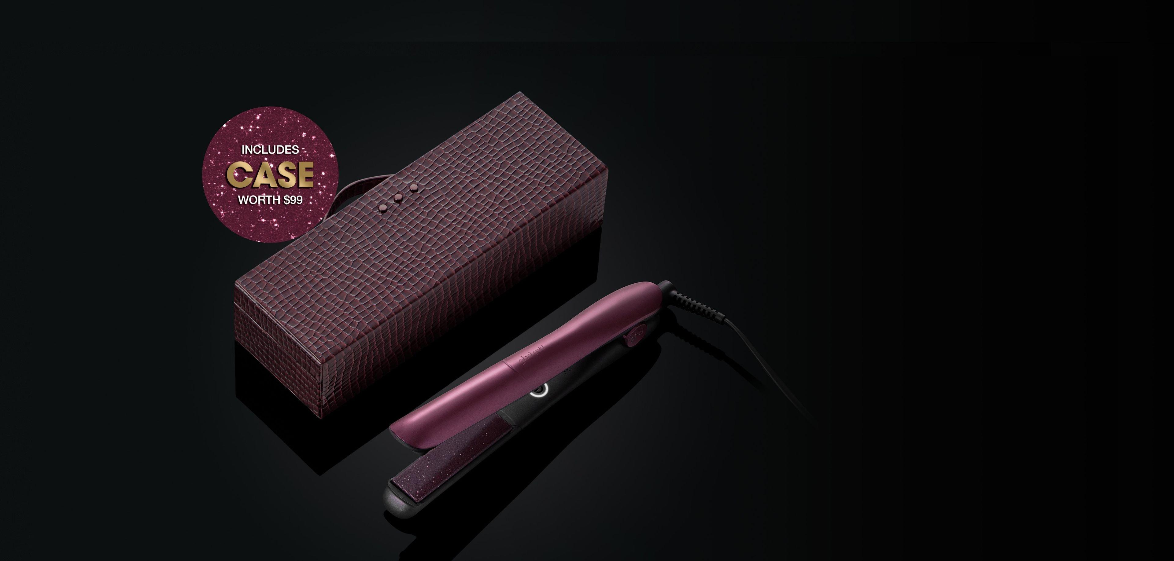NEW GHD GOLD® HAIR STRAIGHTENER (26MM PLATE) CHERRY CHIC