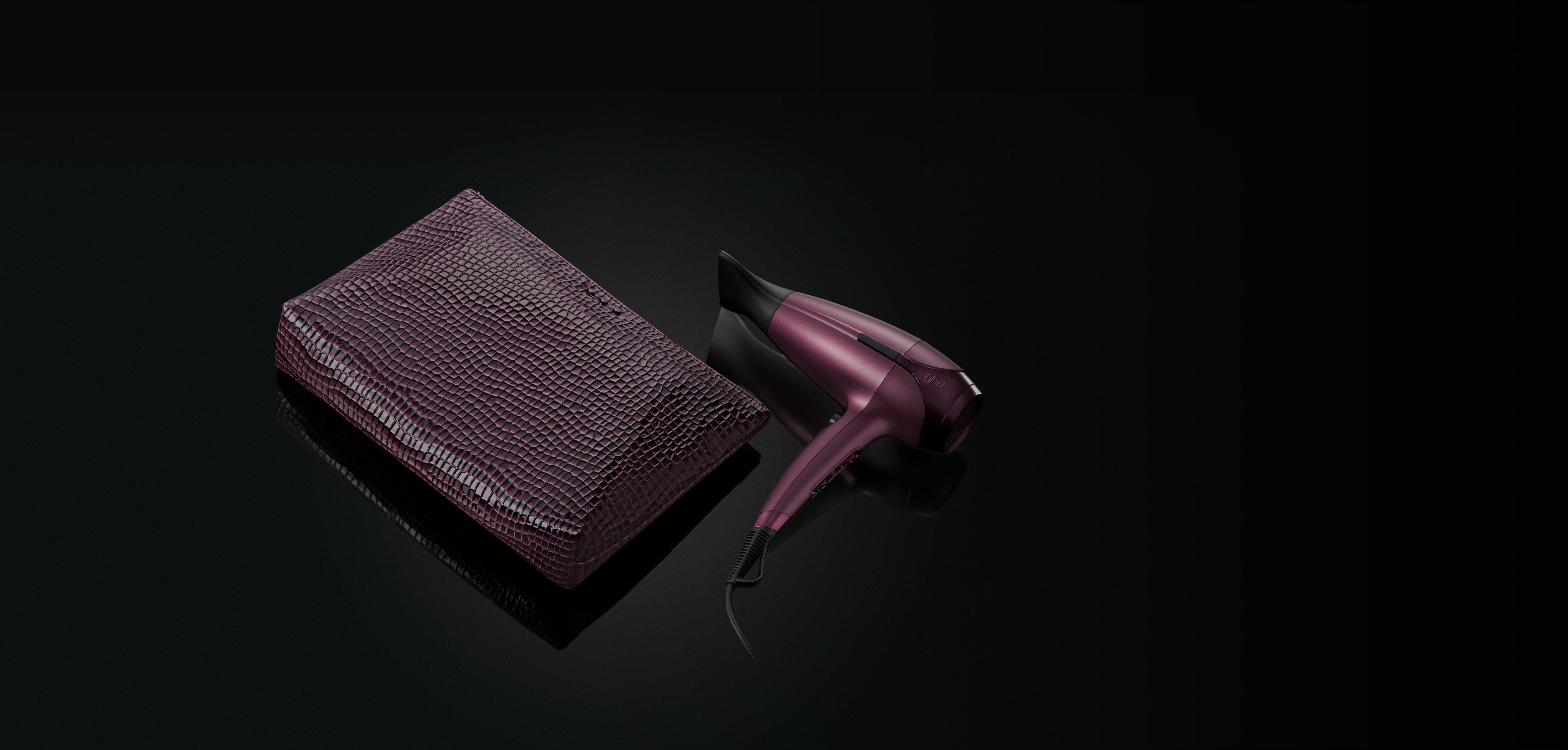 NEW GHD GOLD® HAIR STRAIGHTENER & GHD HELIOS HAIR DRYER IN CHERRY CHIC BUNDLE