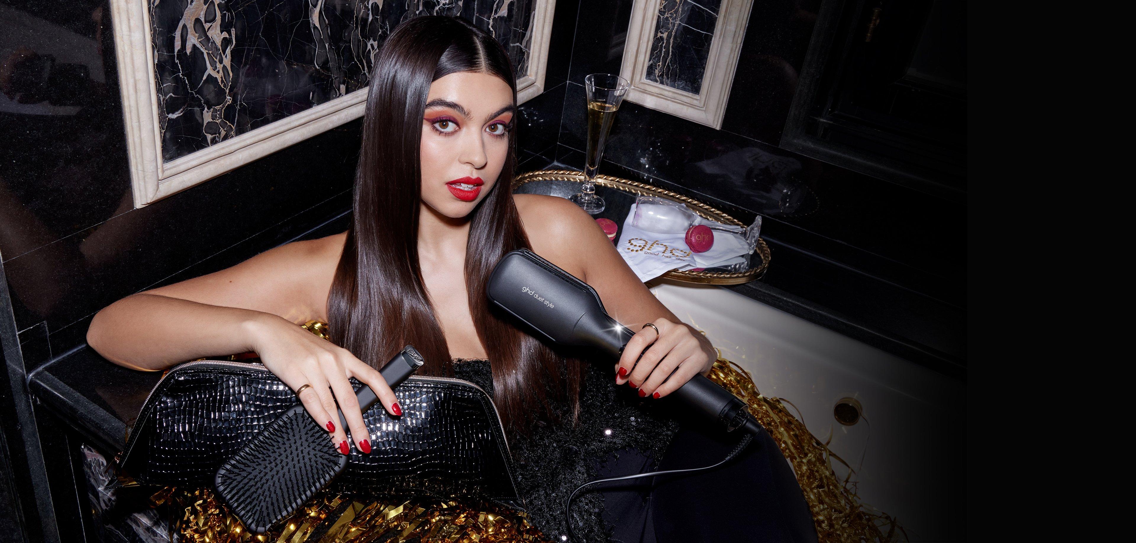 NEW GHD DUET STYLE HOT AIR STYLER FESTIVE GIFT SET IN BLACK (£444)