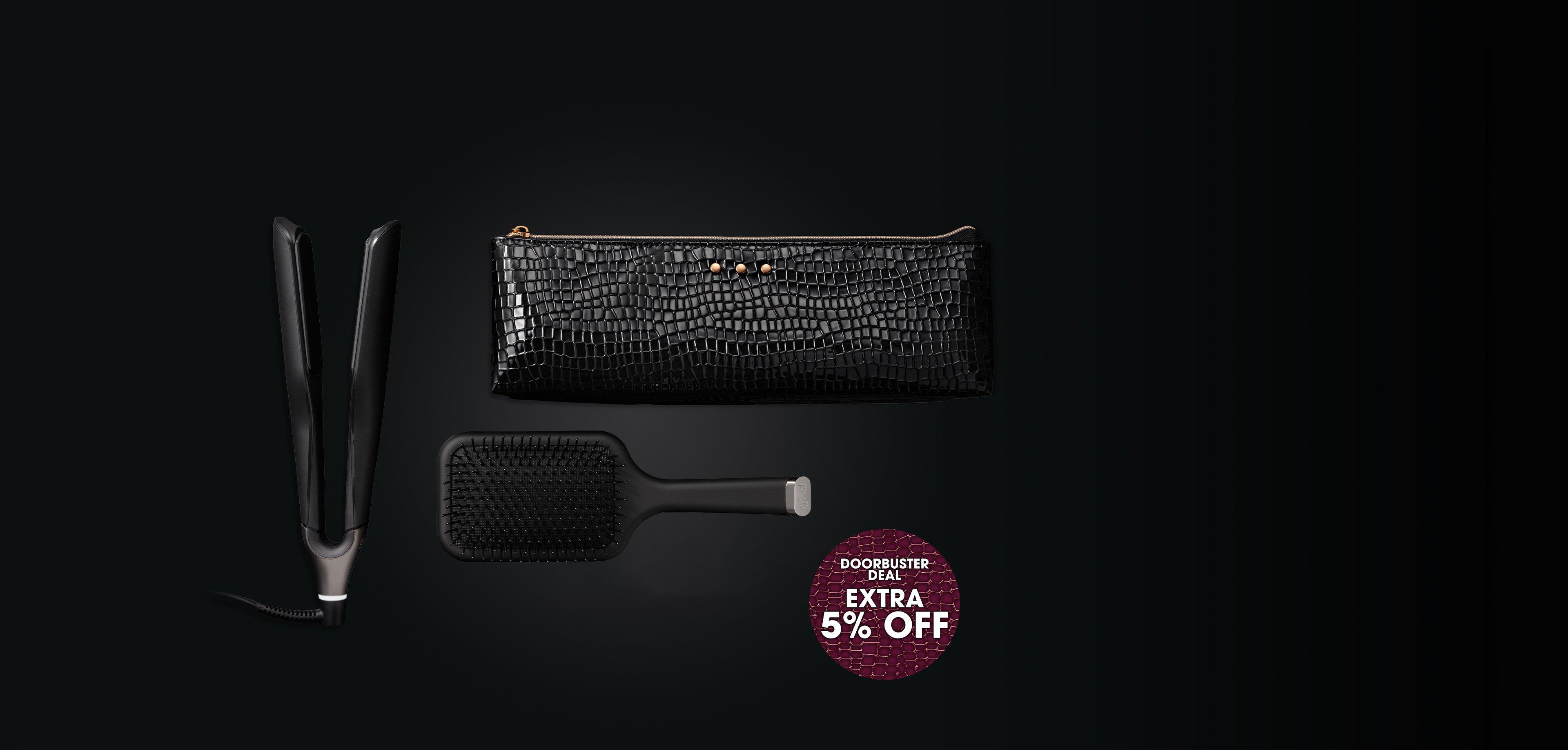 hbi スペシャルケアセット New ghd Chronos Max™ Best Wide Plate Flat Iron Festive Hair Gift