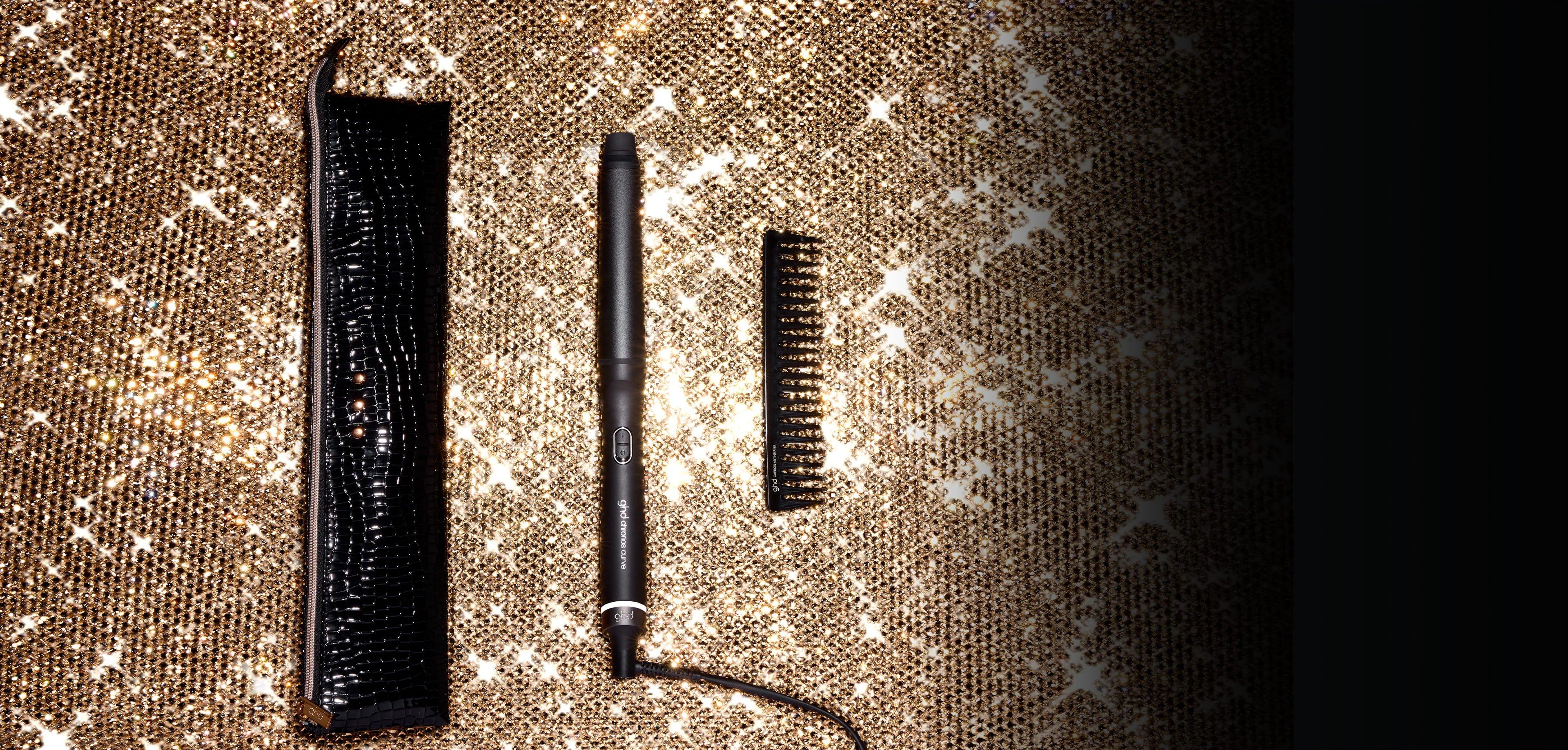 NEW GHD CHRONOS CURVE CONICAL WAND GIFT SET WITH BAG & COMB