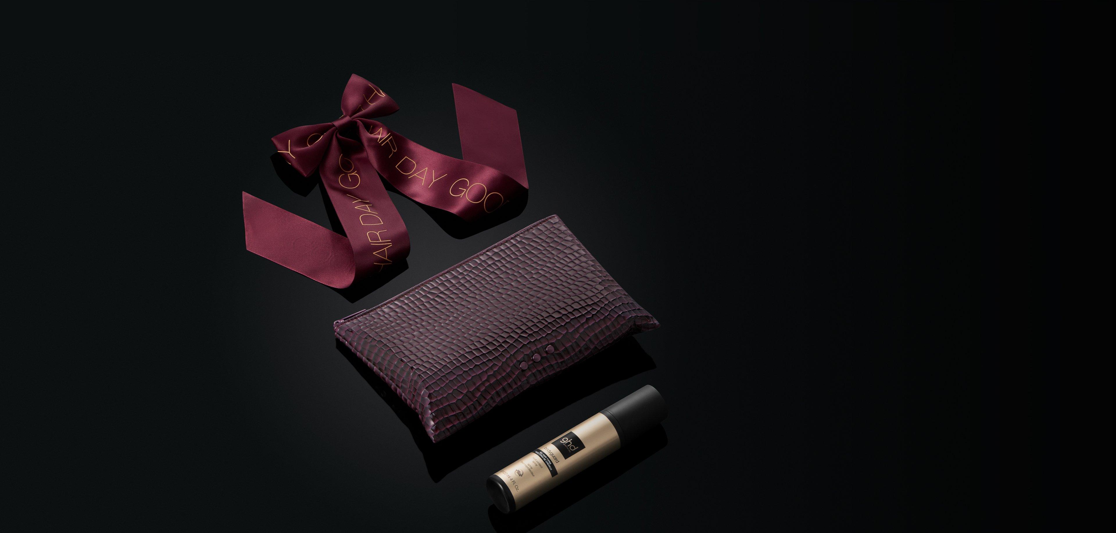 NEW GHD STYLE GIFT SET IN CHERRY CHIC WITH HAIR CLIP