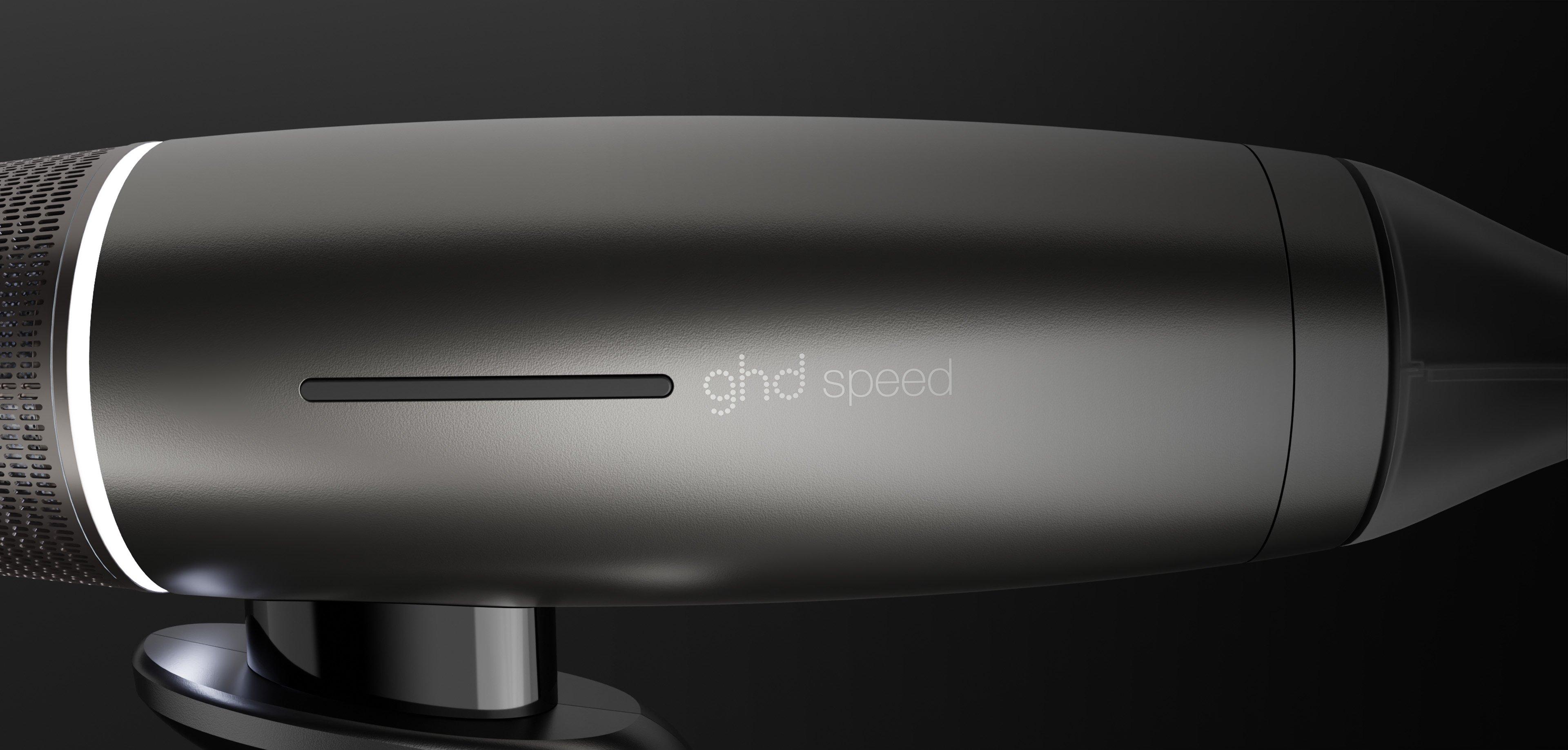 NEW GHD SPEED IONIC HAIR DRYER IN TITANIUM BLACK