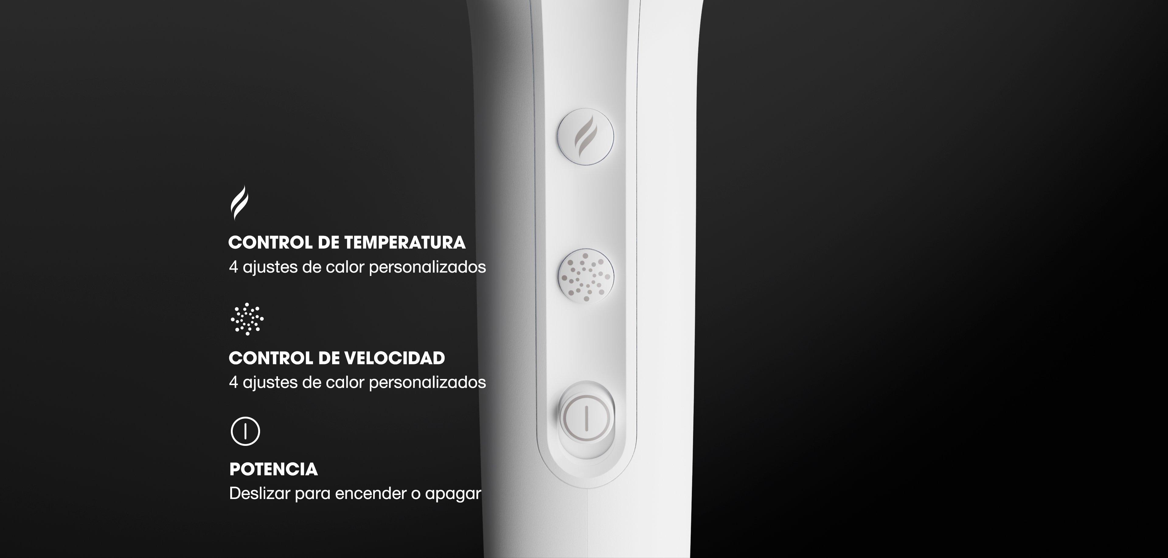 Secador iónico profesional ghd Speed blanco plata