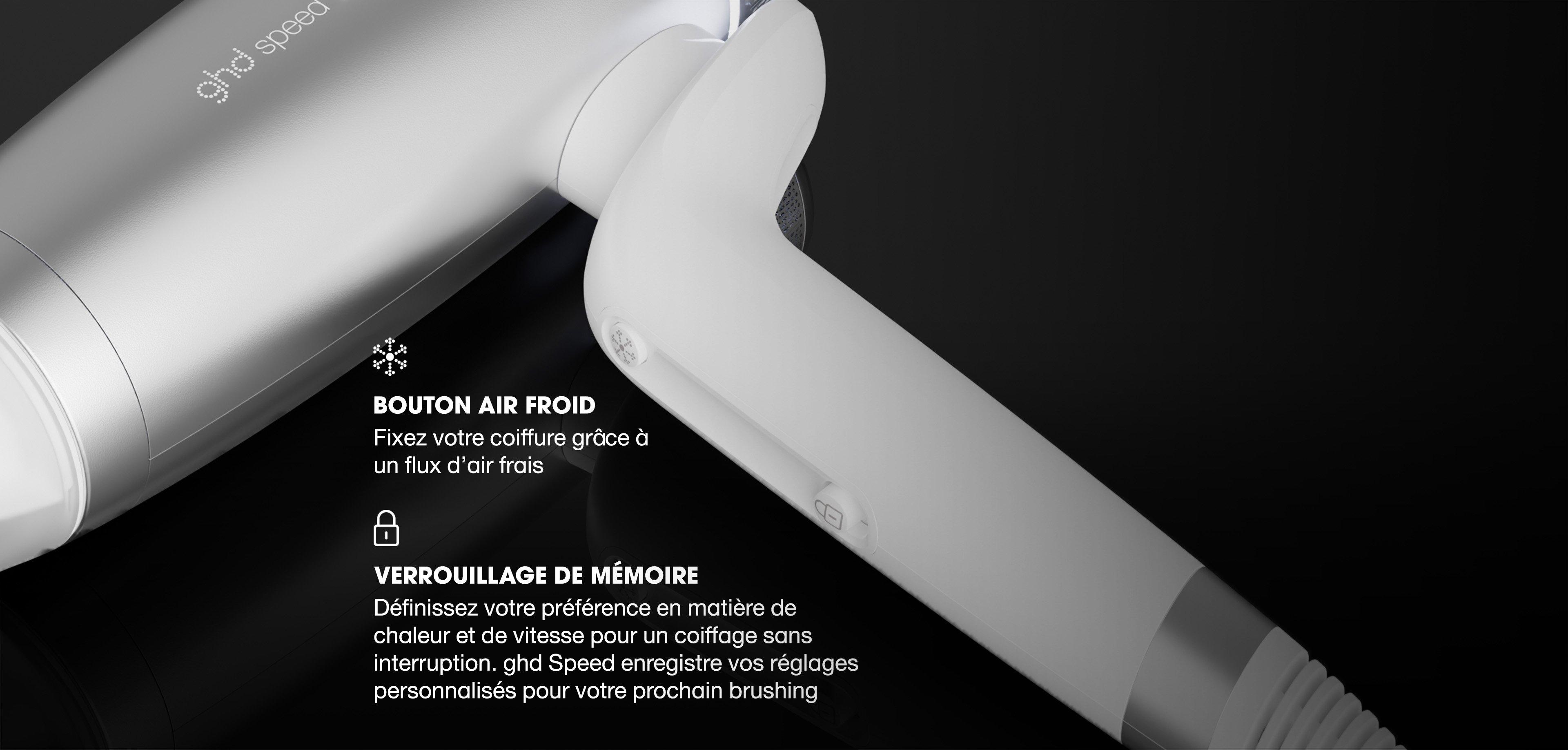NOUVEAU SÈCHE-CHEVEUX ULTRA-RAPIDE GHD SPEED BLANC