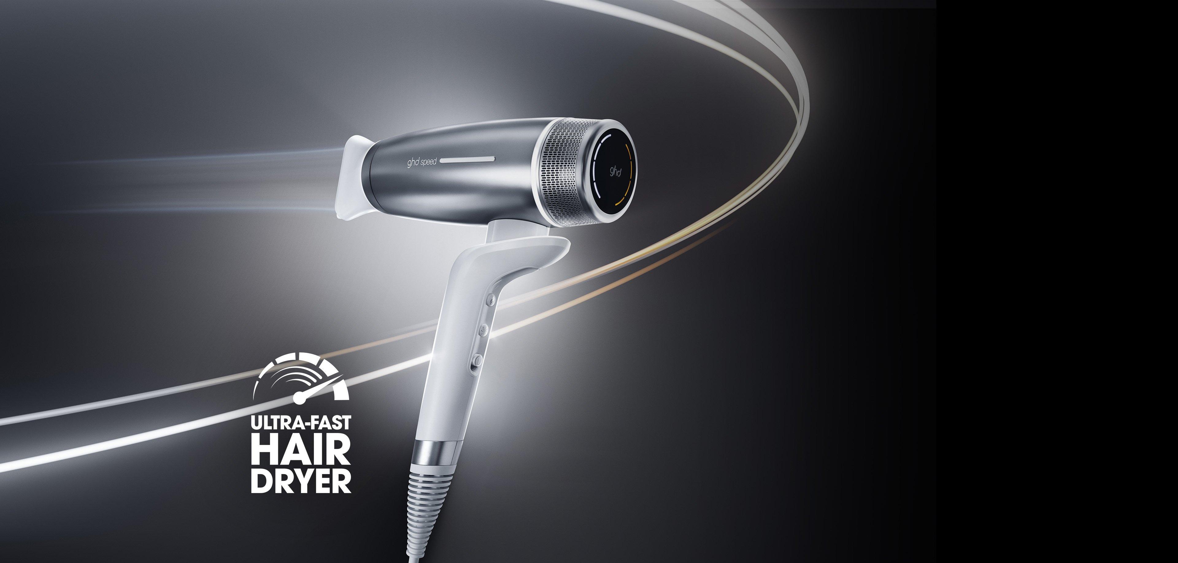 High Speed Hair Dryer - Metallic Gray Shark - SpeedStyle Pro FLEX Professional Performance High  main image 2