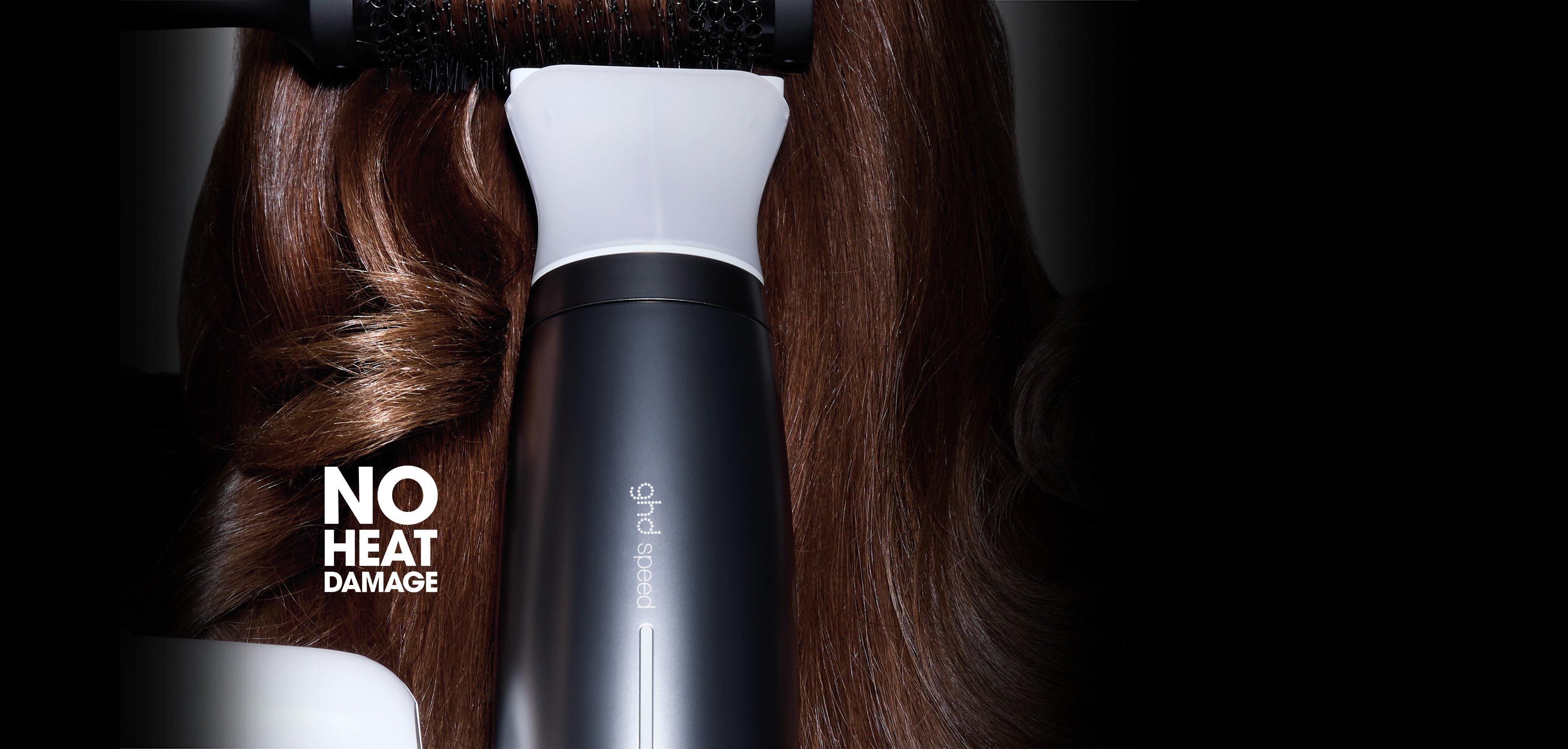 NEW GHD SPEED IONIC HAIR DRYER IN SILVER WHITE