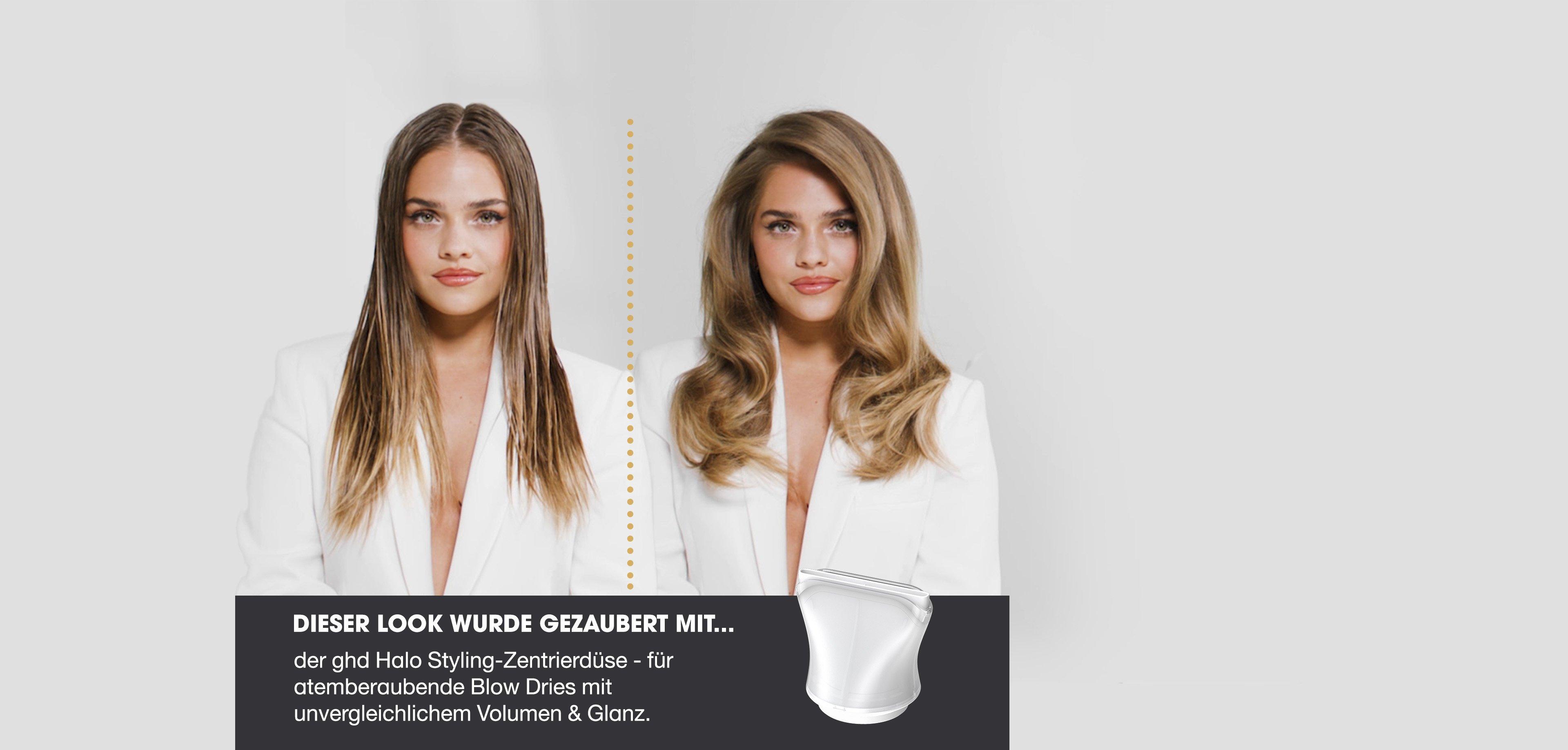 NEU GHD HALO STYLING-ZENTRIERDÜSE IN WEISS