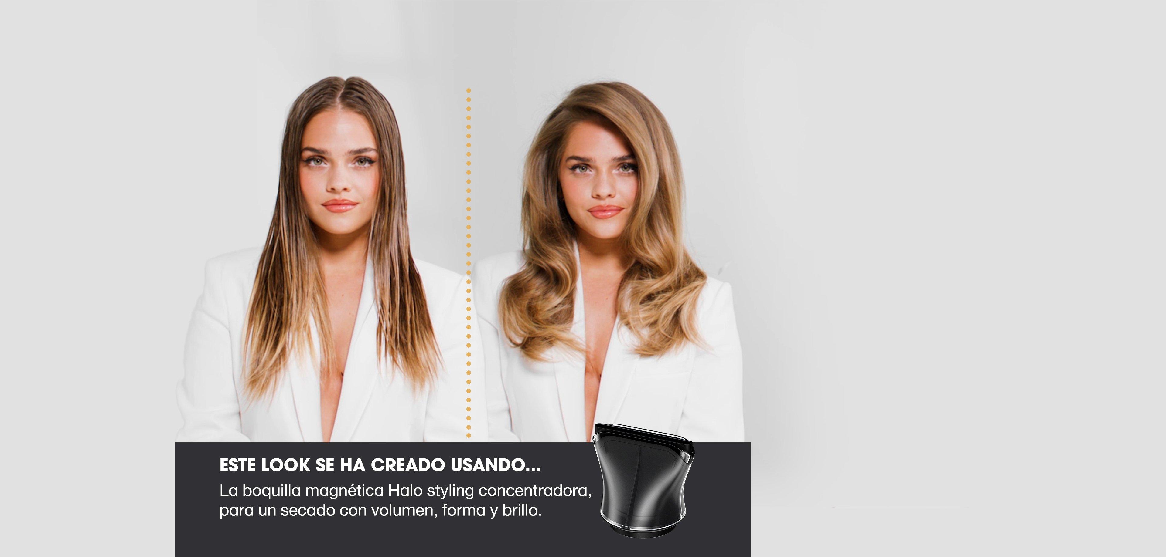 Kit ghd Speed negro con cepillo y spray de volumen