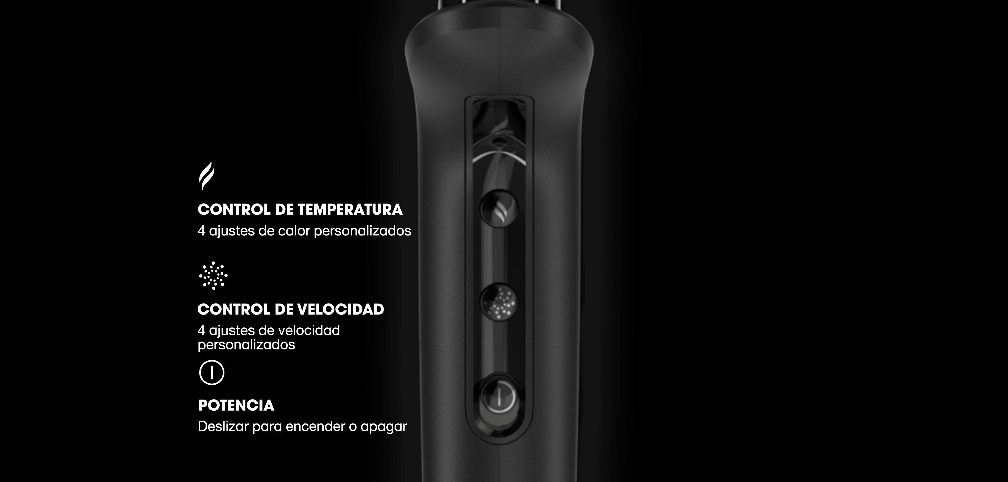 Kit ghd Speed negro con cepillo y spray de volumen