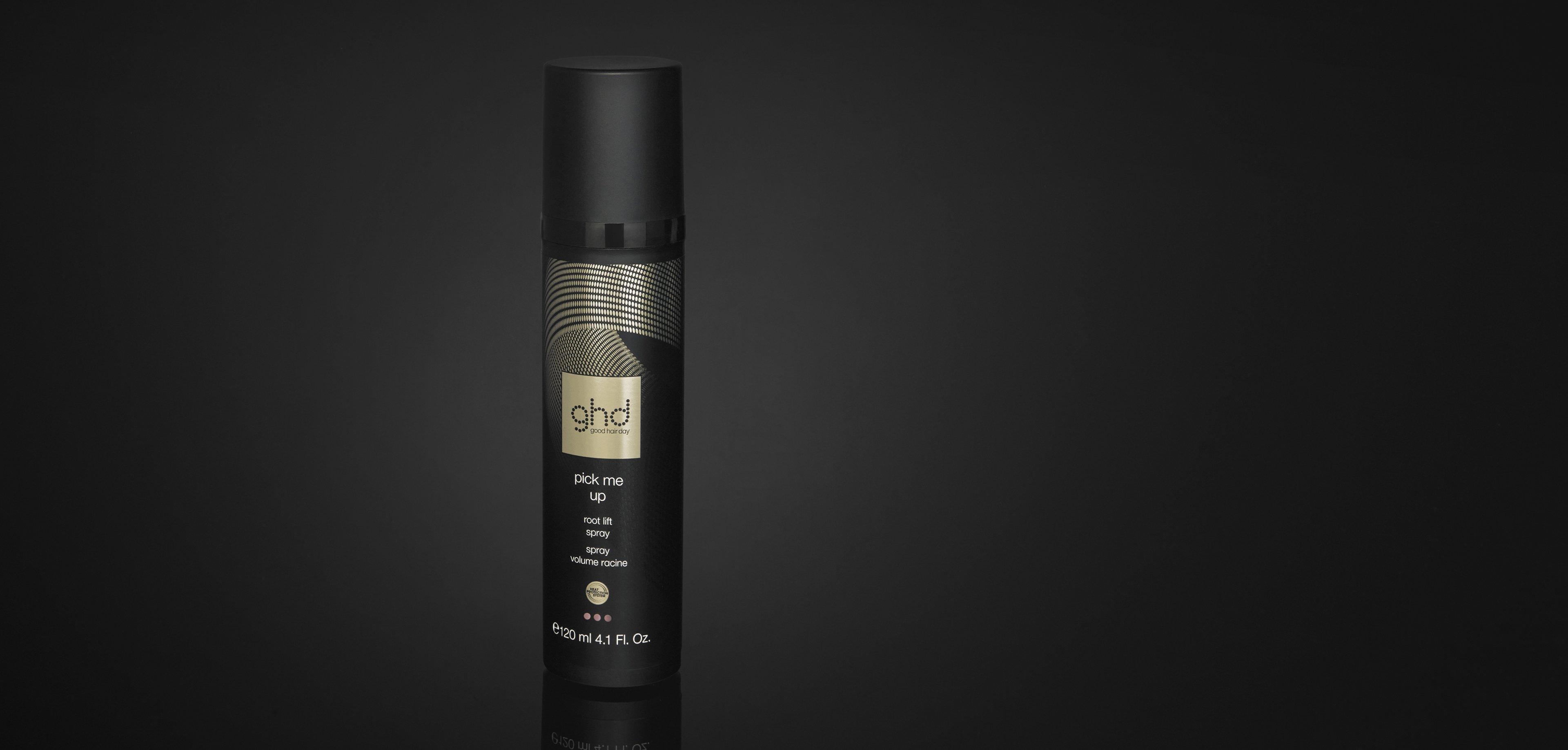 Kit ghd Speed negro con cepillo y spray de volumen