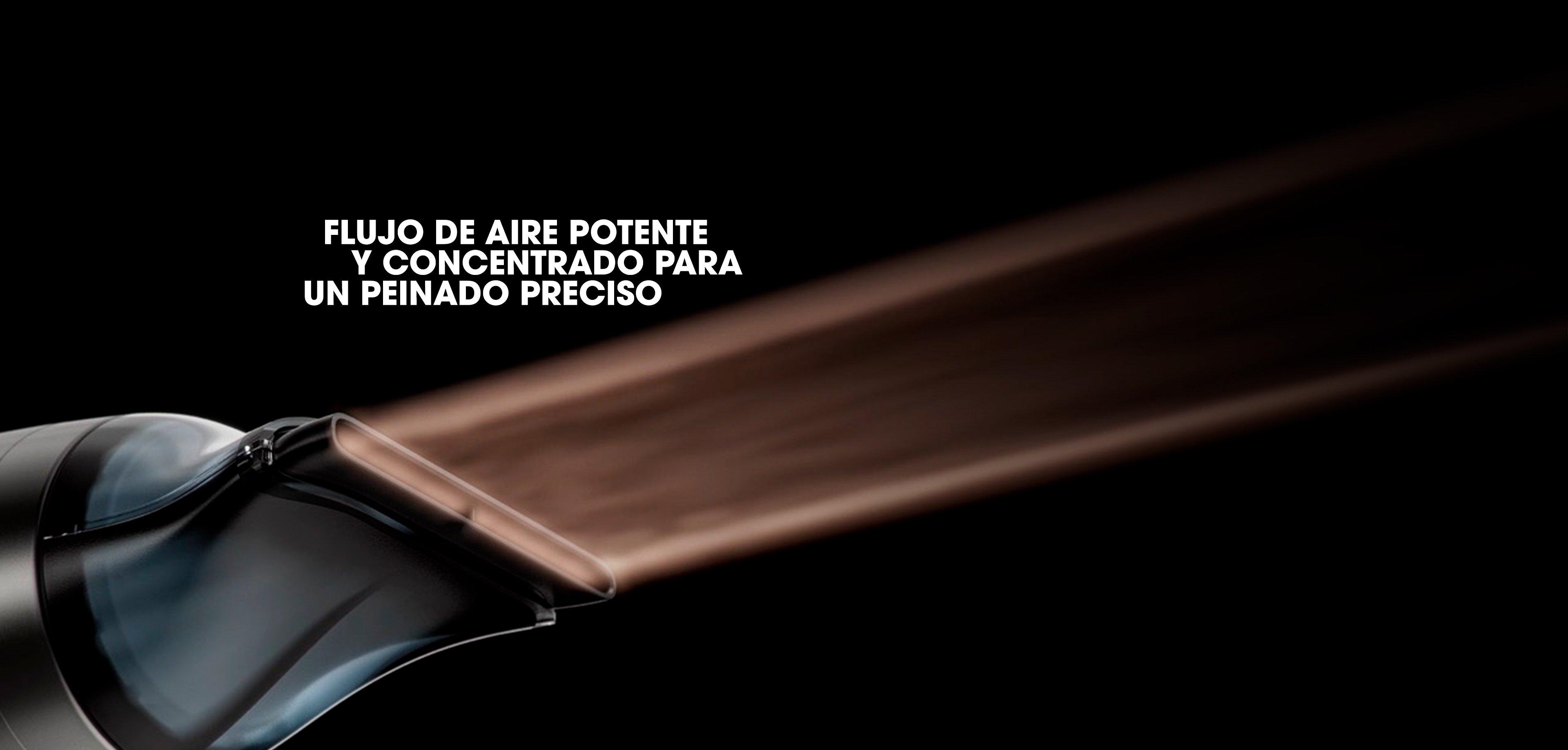 Kit secador ghd Speed negro con boquilla para cabellos finos