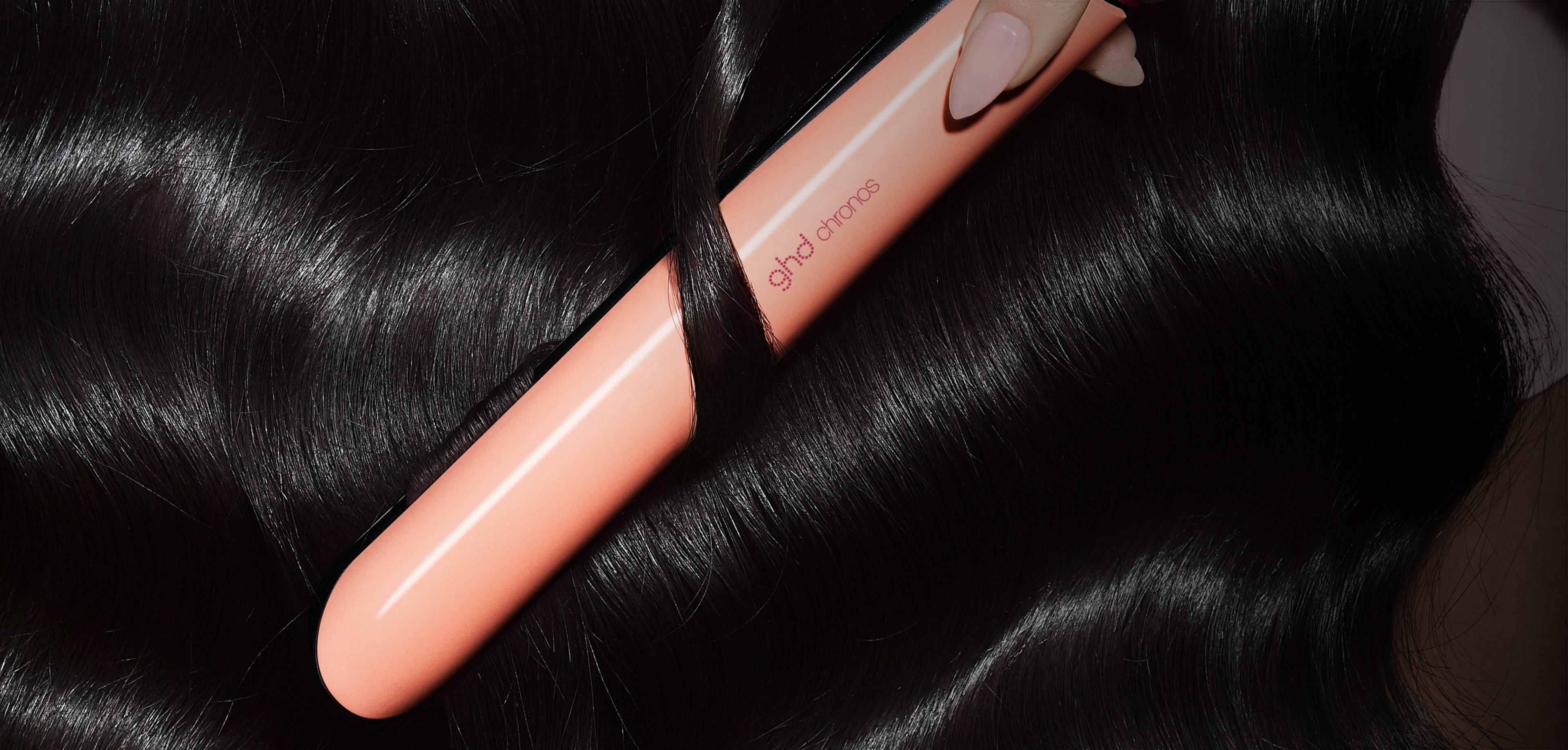 NEW GHD CHRONOS PROFESSIONAL FLAT IRON (1 INCH PLATE) SUN-KISSED PEACH
