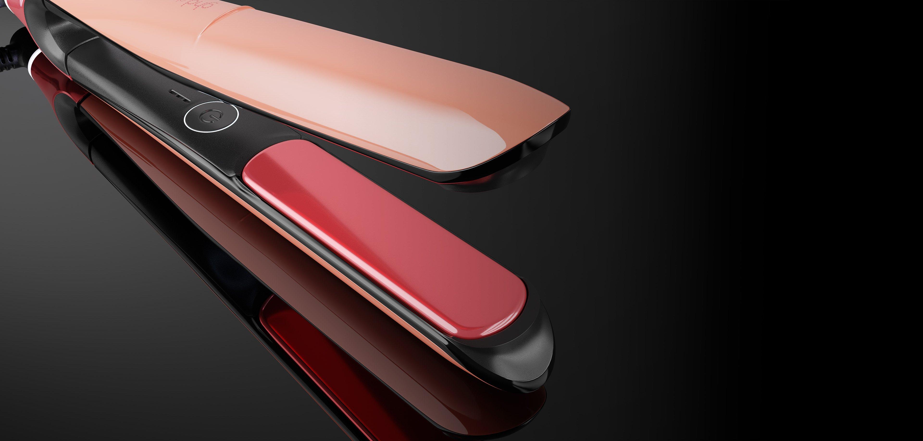 NEW GHD CHRONOS PROFESSIONAL FLAT IRON (1 INCH PLATE) SUN-KISSED PEACH