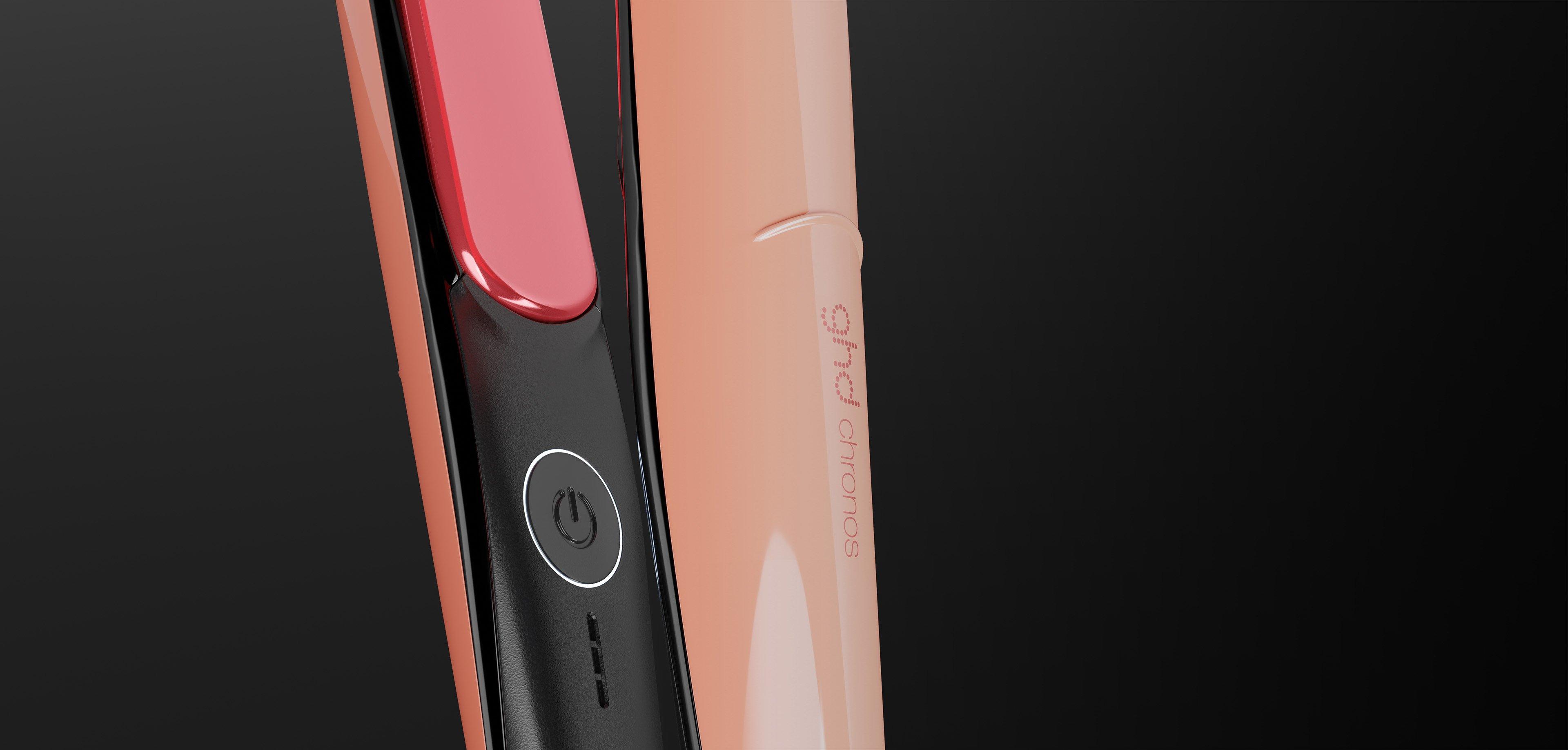 NEW GHD CHRONOS PROFESSIONAL FLAT IRON (1 INCH PLATE) SUN-KISSED PEACH