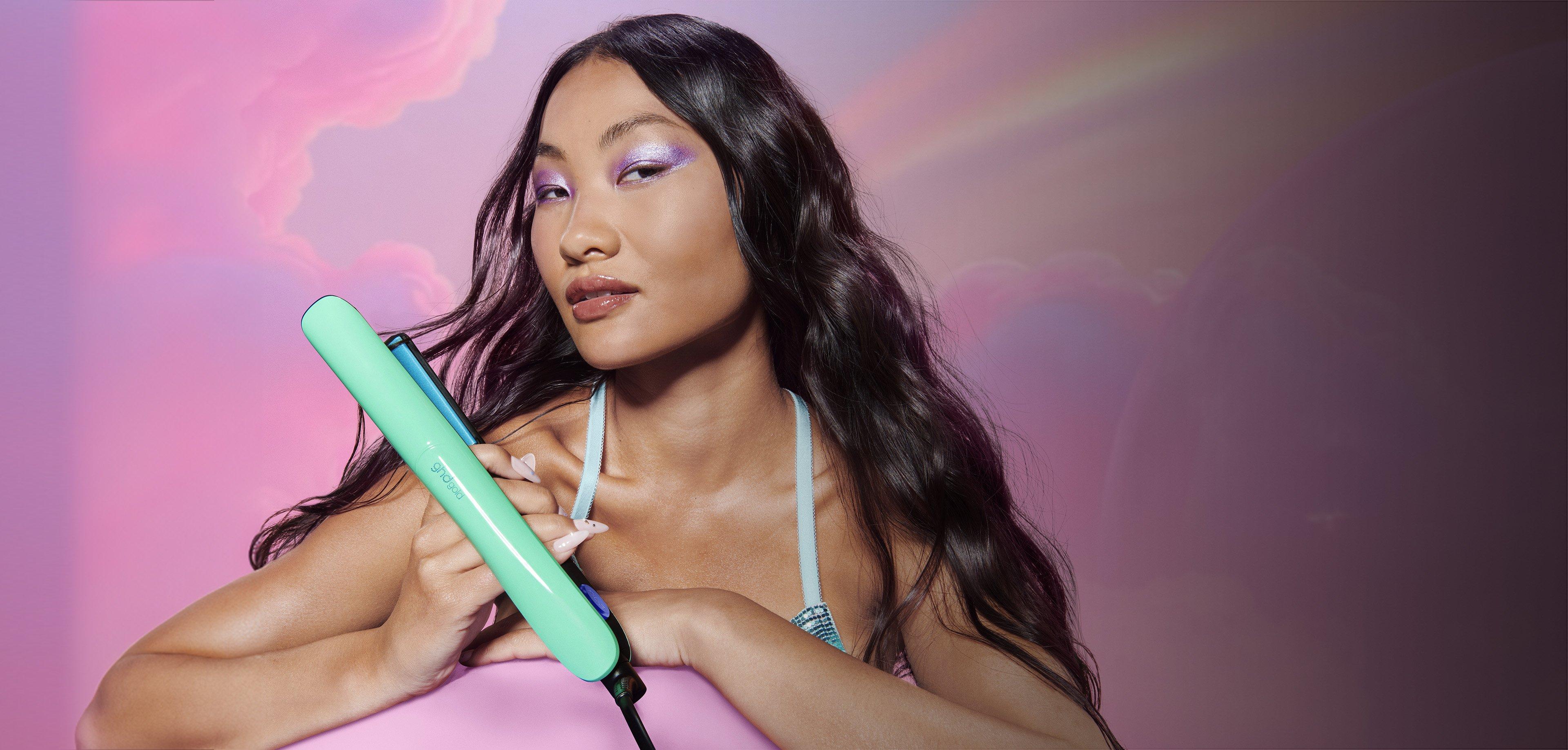 NEW GHD GOLD FLAT IRON (1 INCH PLATE) IN JELLY MINT