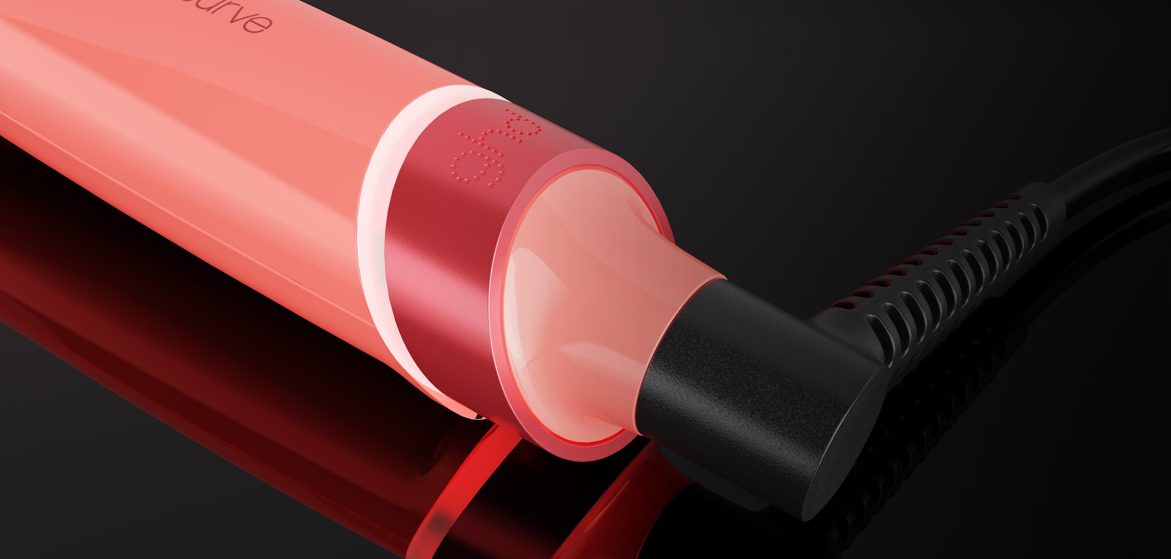 NEW CHRONOS CURVE MAX WAND (1.5" BARREL) FOR LOOSE WAVES IN CANDY CORAL 