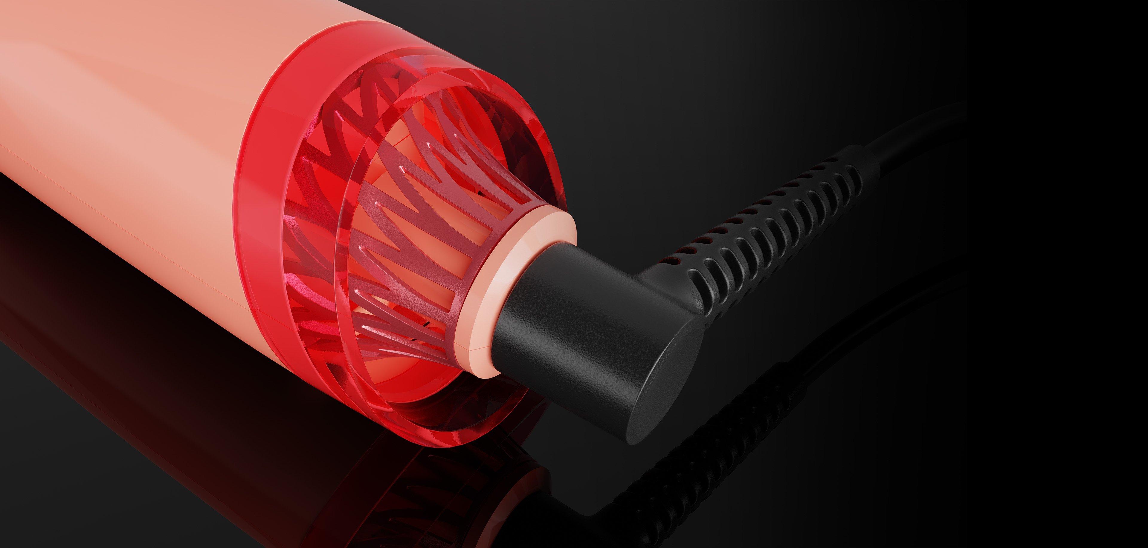 NEW GHD DUET BLOWDRY HAIR DRYER BRUSH IN SUN-KISSED PEACH