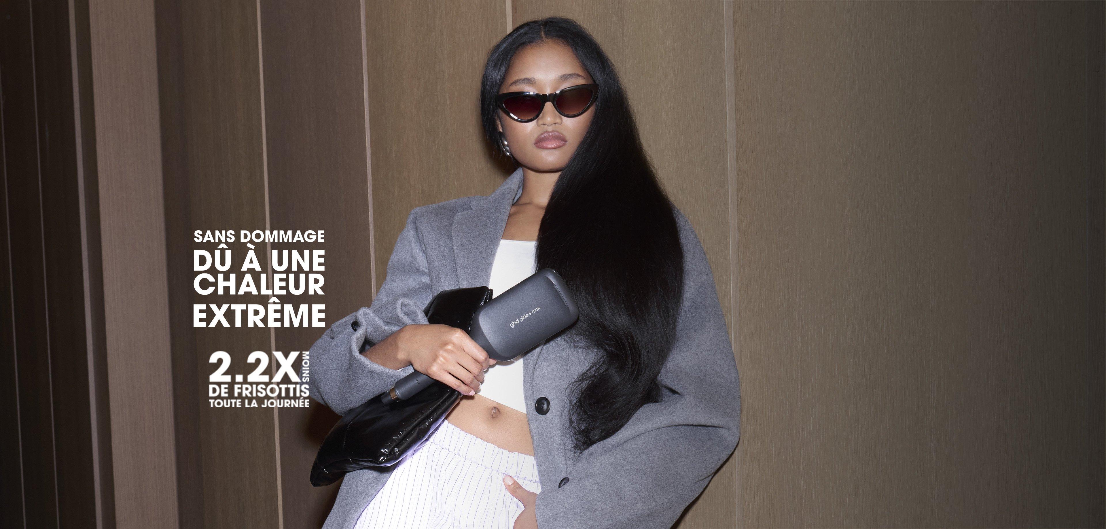 NOUVELLE BROSSE CHAUFFANTE LISSANTE GHD GLIDE+ MAX POUR LES CHEVEUX LONGS, ÉPAIS ET BOUCLÉS