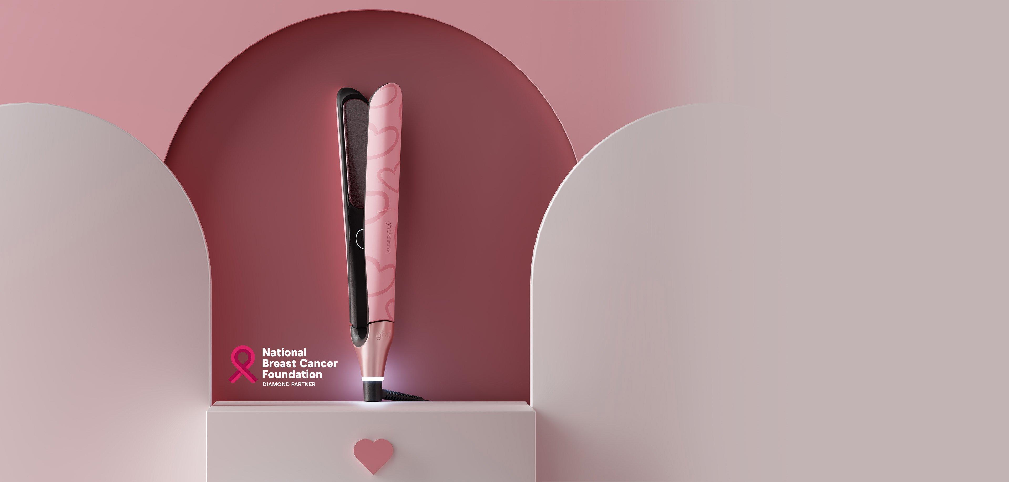 NEW GHD CHRONOS PROFESSIONAL HAIR STRAIGHTENER (26MM PLATE) DUSTED PINK